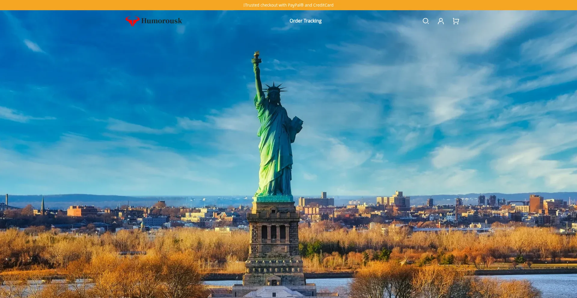 Website screenshot of Humorousk.com