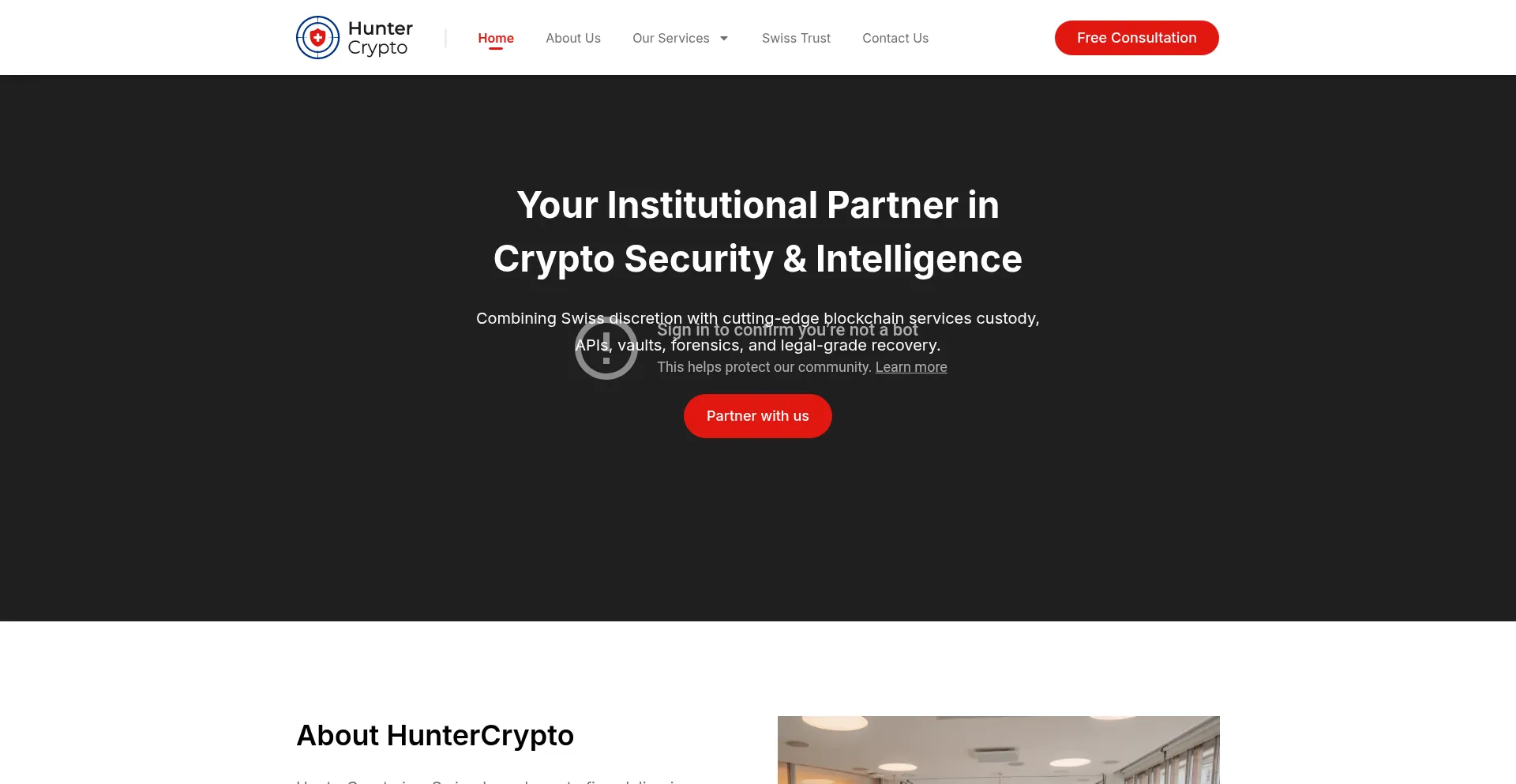 Ist Huntercrypto.com sicher und vertrauenswürdig?