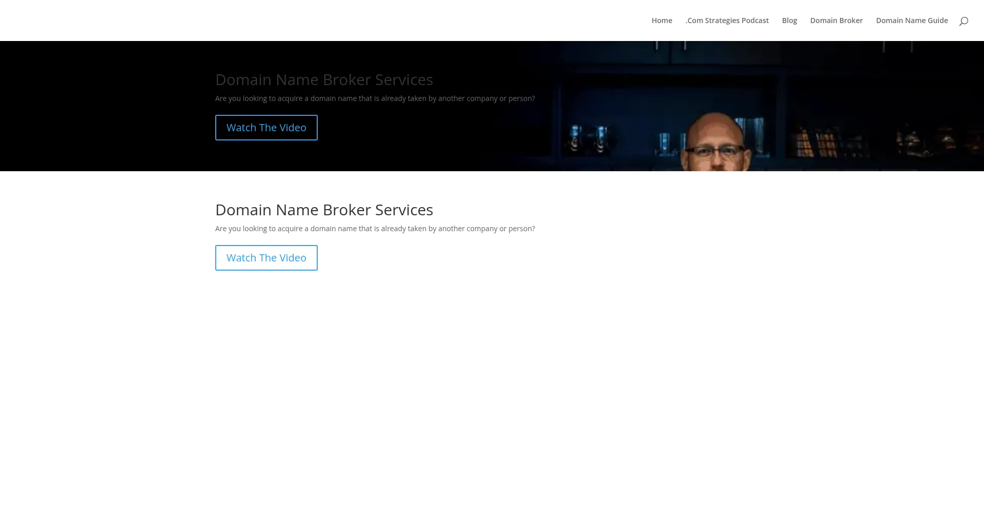 Website screenshot of Hutch.com