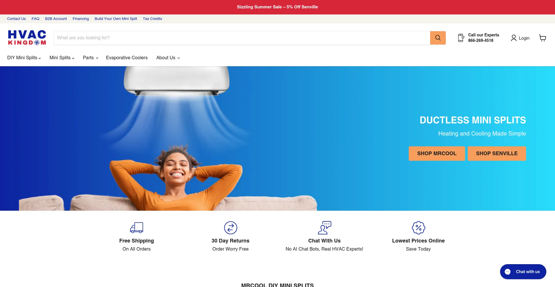 Website screenshot of Hvackingdom.com