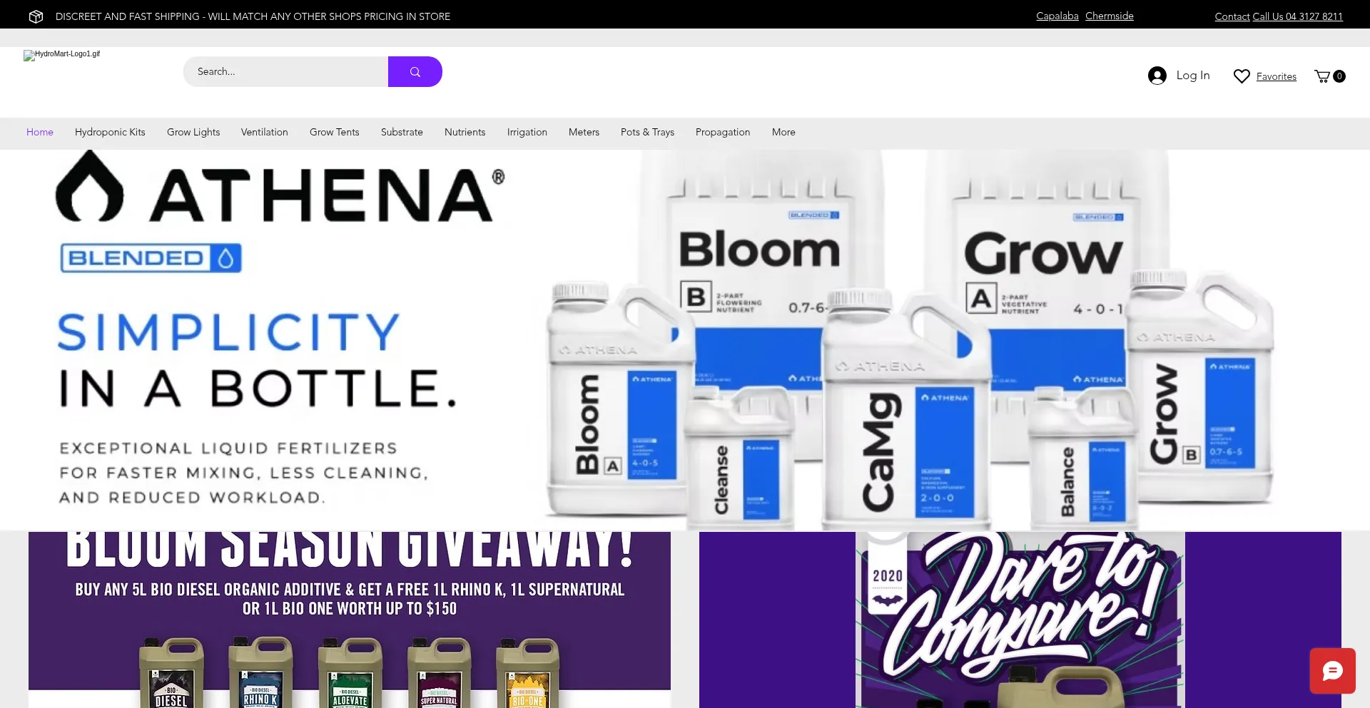 Hydromart.com.au Screenshot