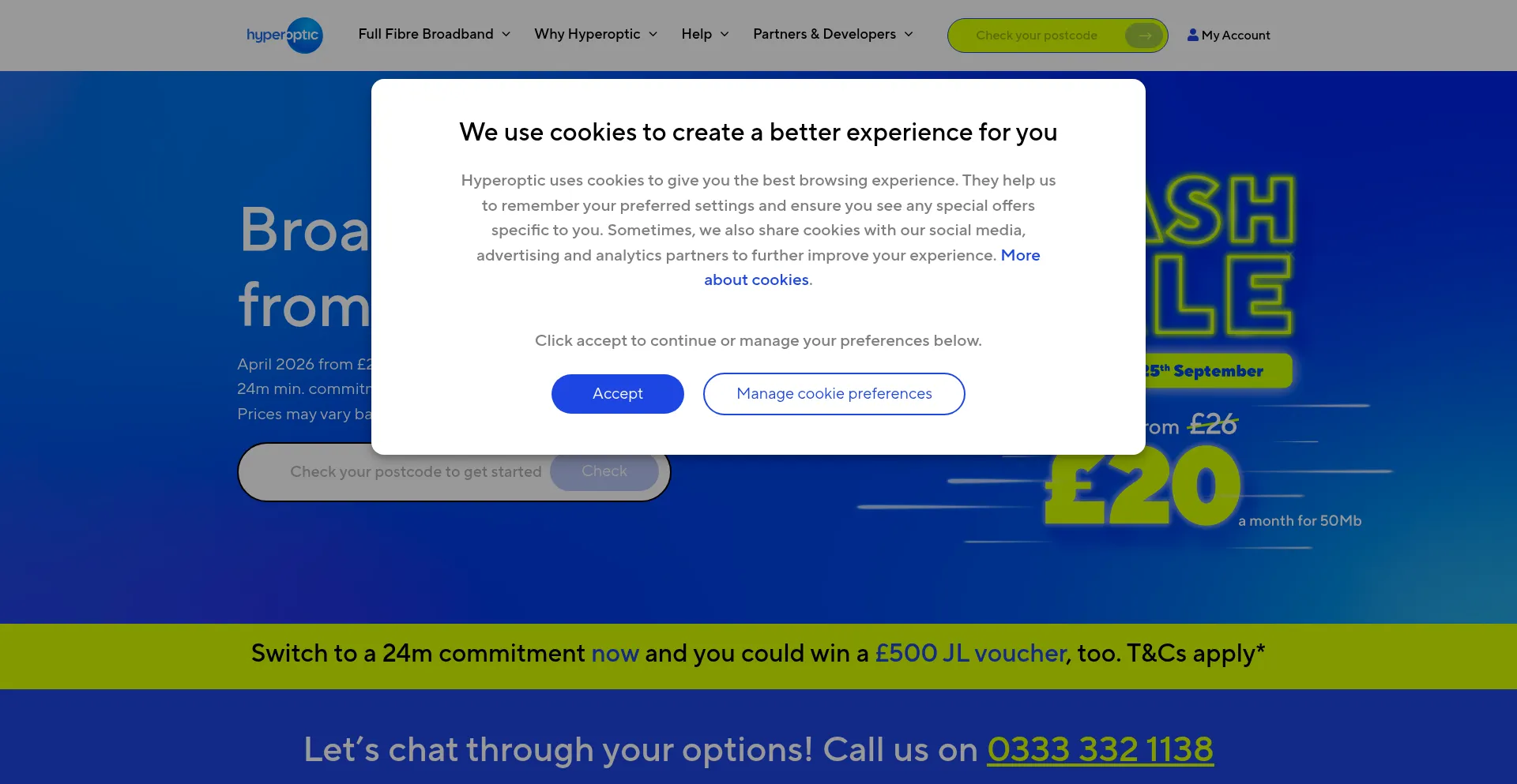Hyperoptic.com Screenshot