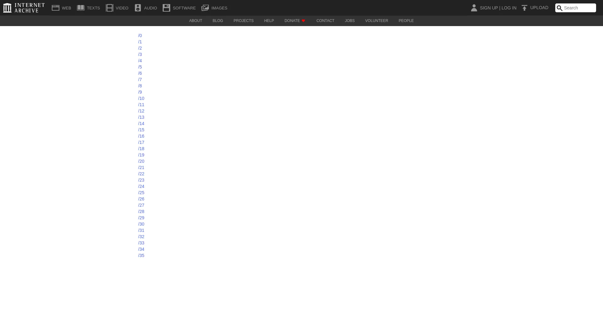 Website screenshot of Ia802907.us.archive.org