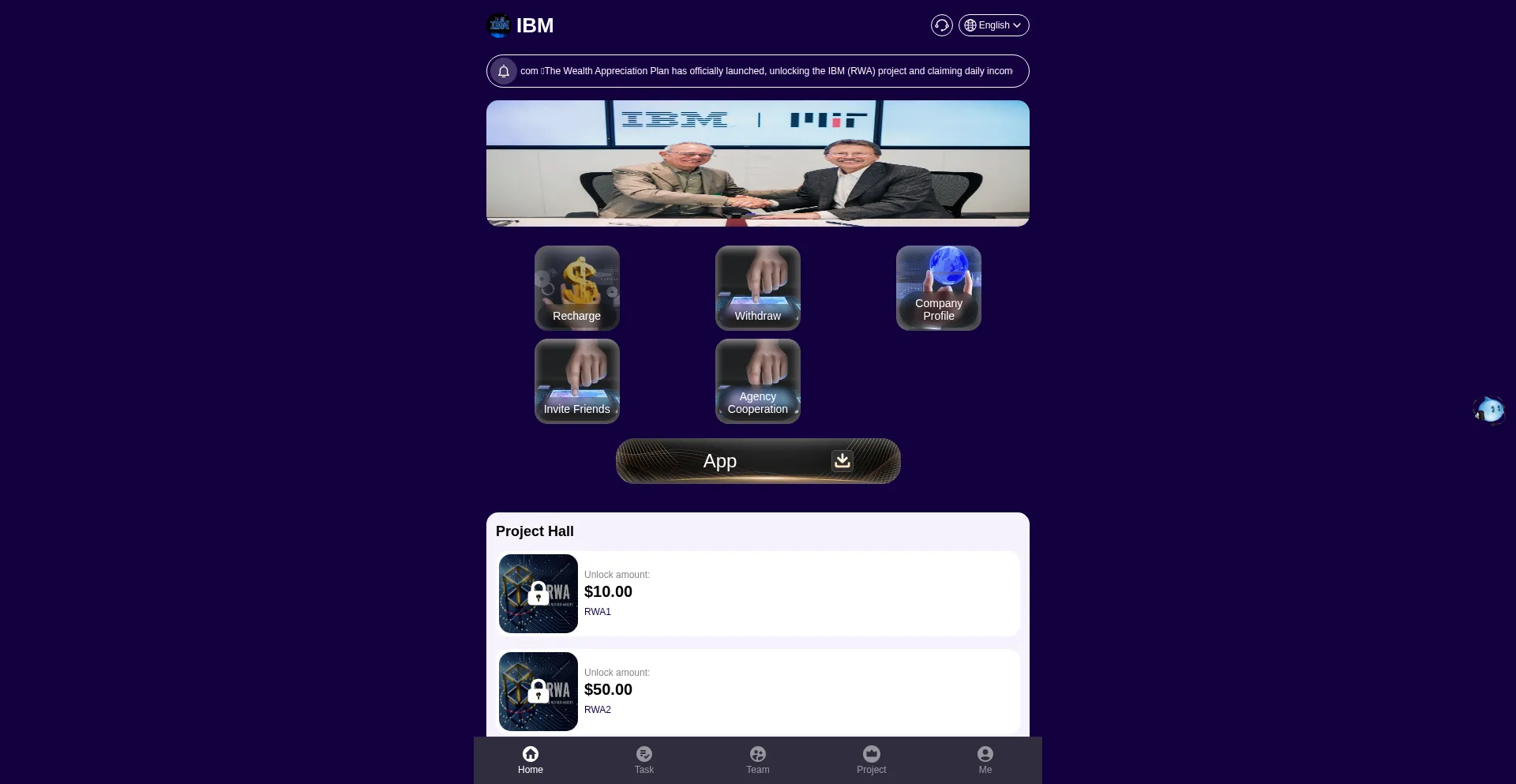 Ibmrwa.net Screenshot