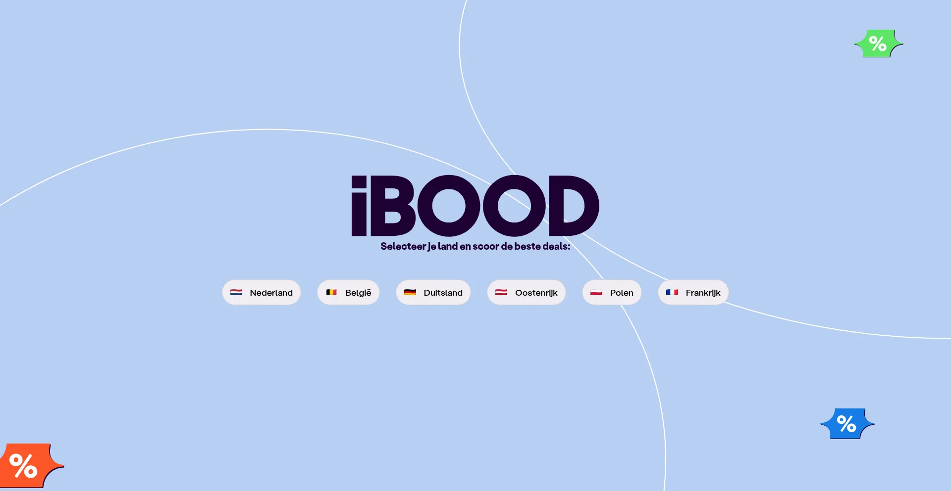 Website screenshot of Ibood.com