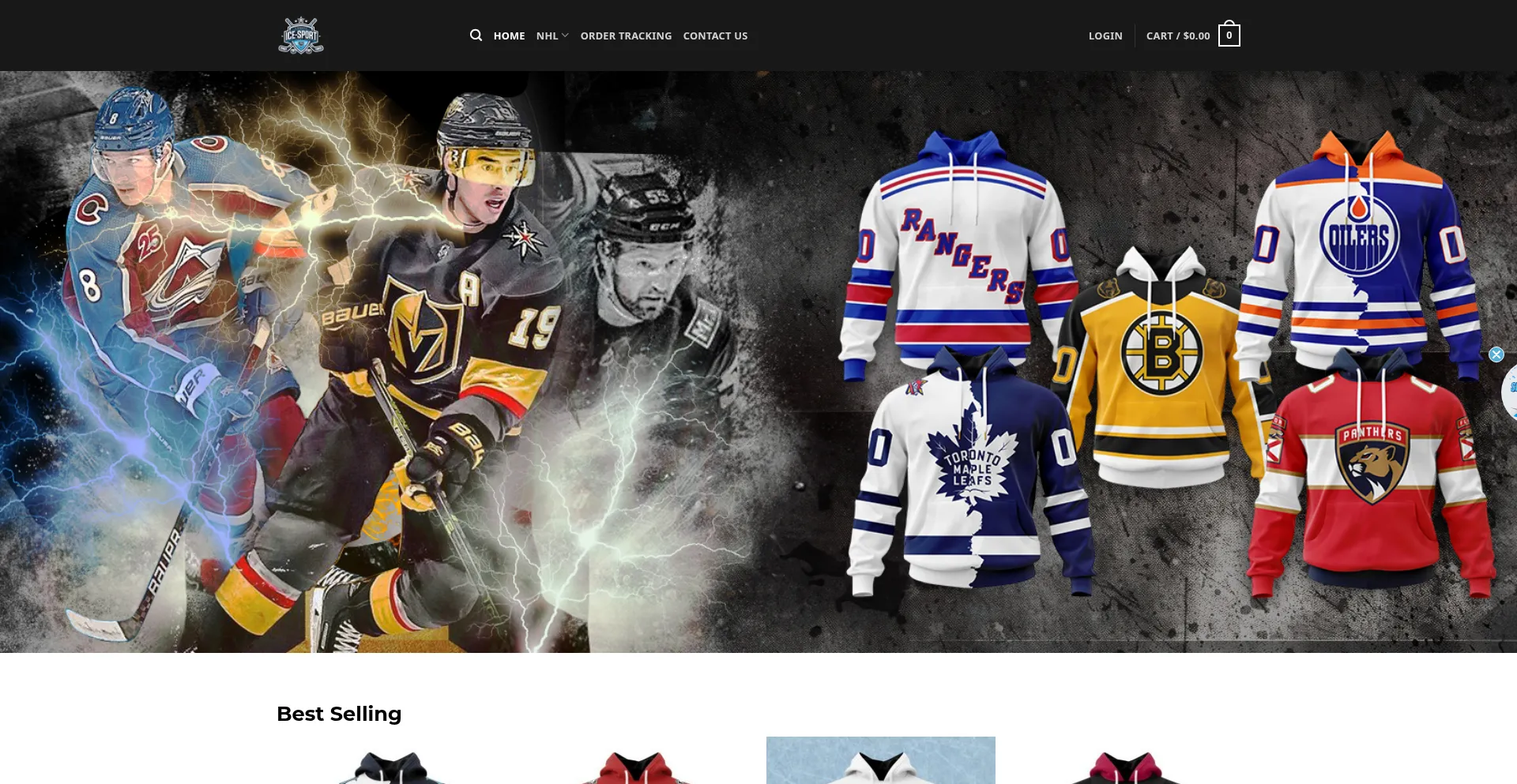 Website screenshot of Ice-hoodie.com
