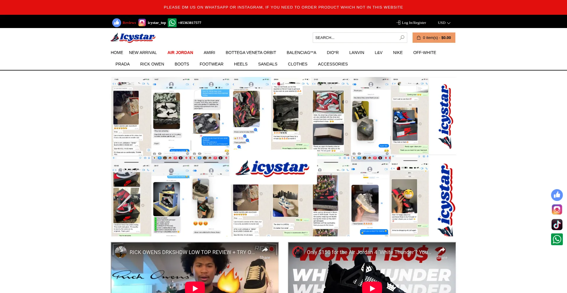 Website screenshot of Icystar.ru