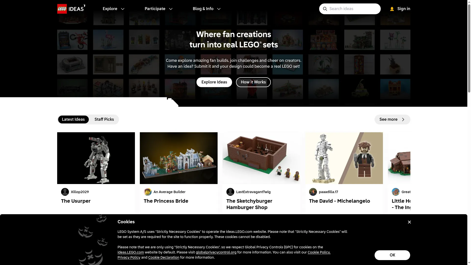 Ideas.lego.com