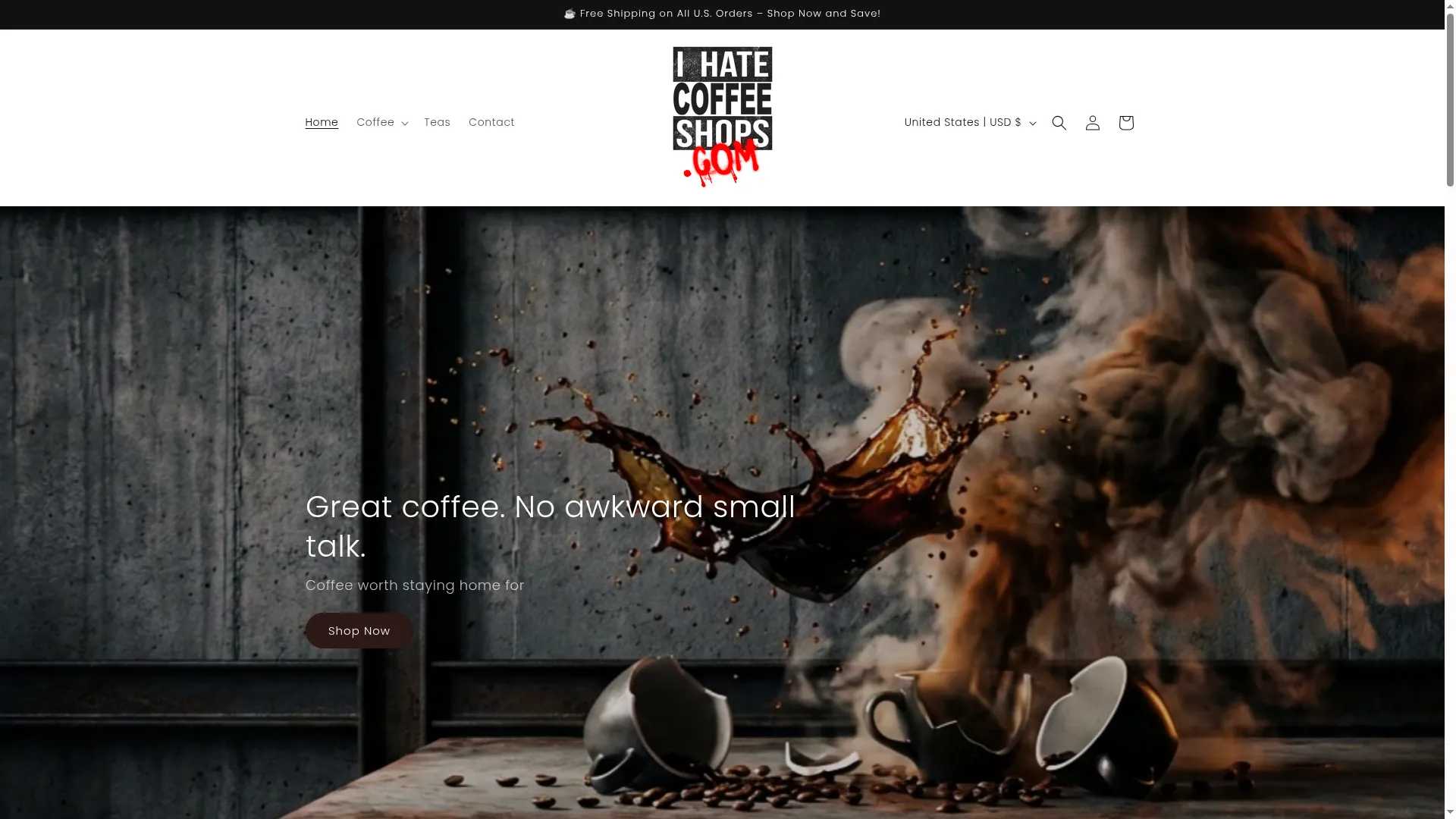 Ihatecoffeeshops.com
