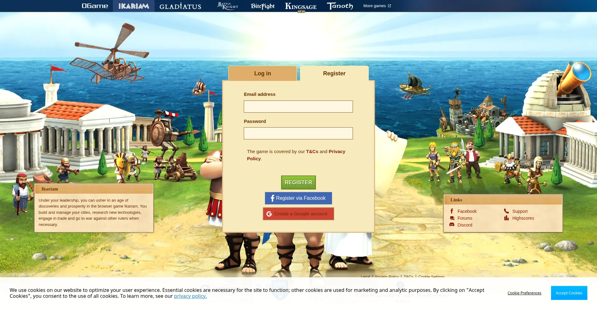 Ikariam.com Screenshot