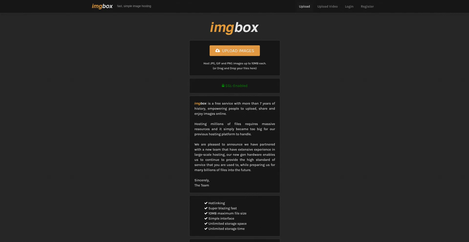Imgbox.com Screenshot