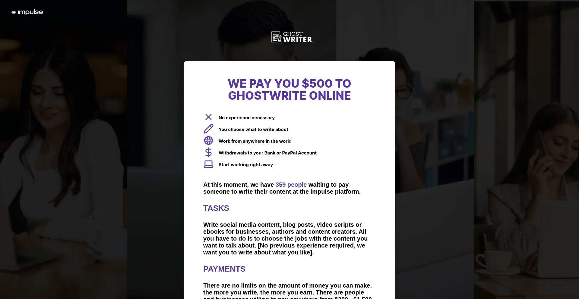 Ist Impulseghostwriter.com sicher und vertrauenswürdig?
