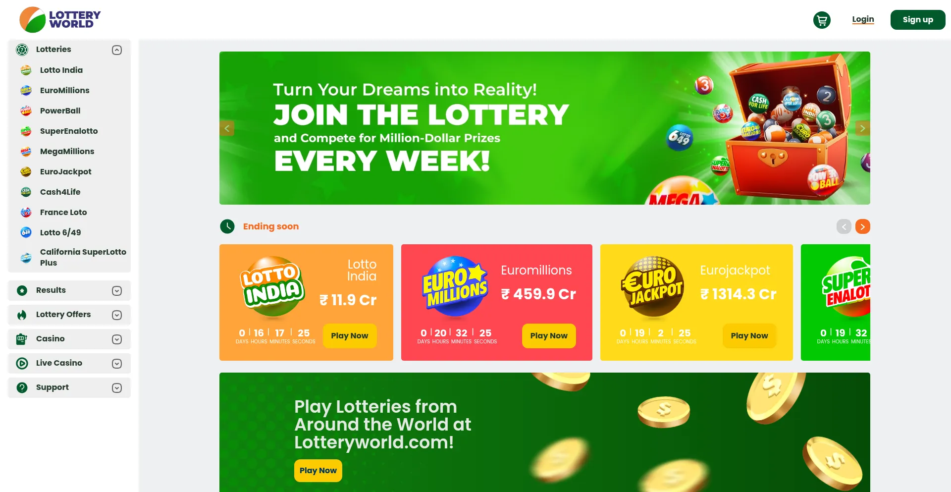 Ist In.lotteryworld.com sicher und vertrauenswürdig?