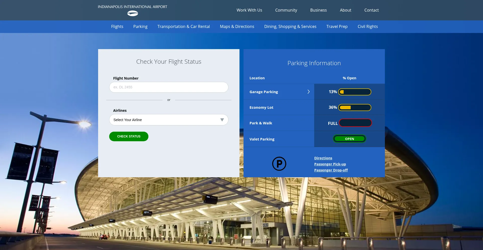 Website screenshot of Ind.com