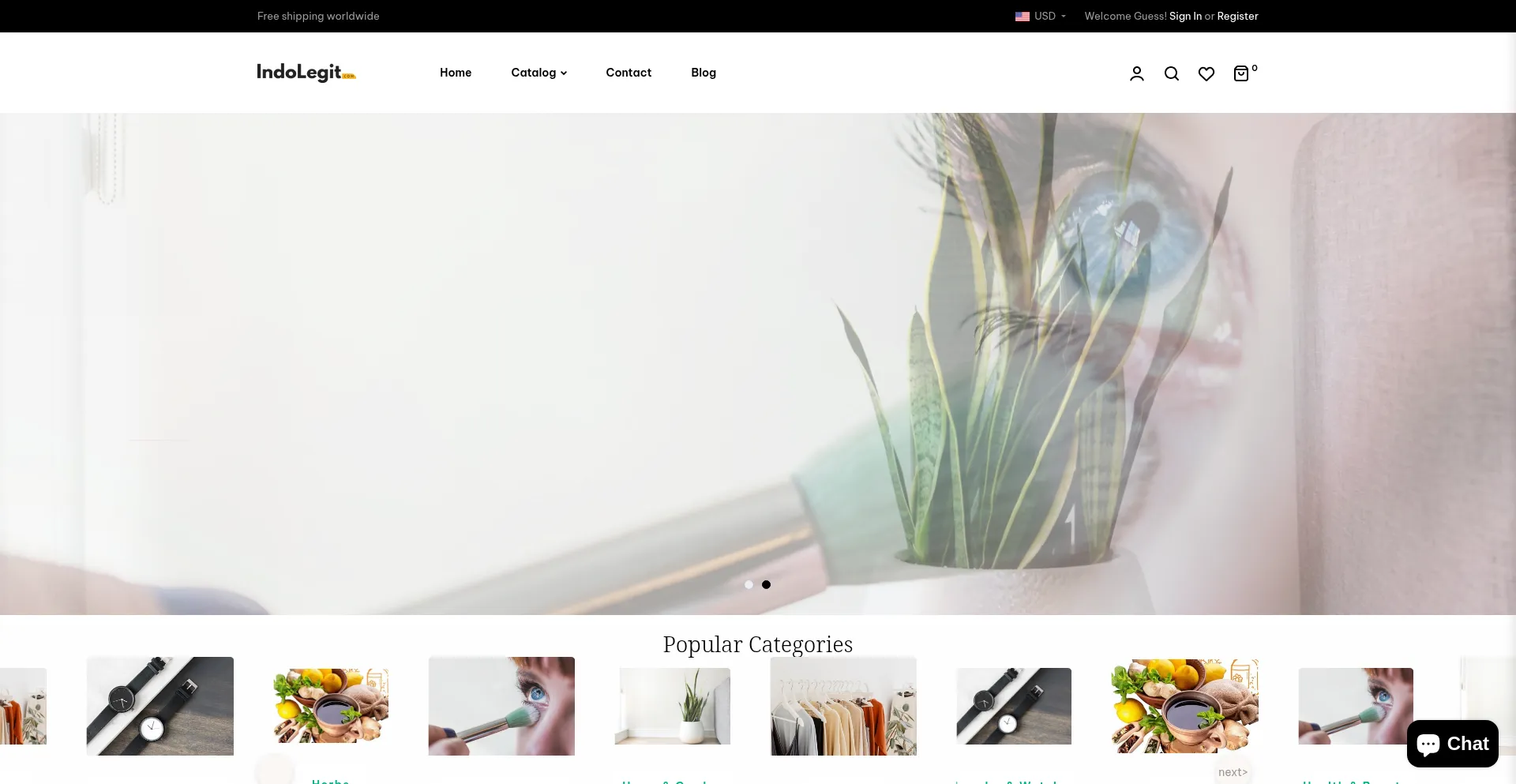 Website screenshot of Indolegit.com