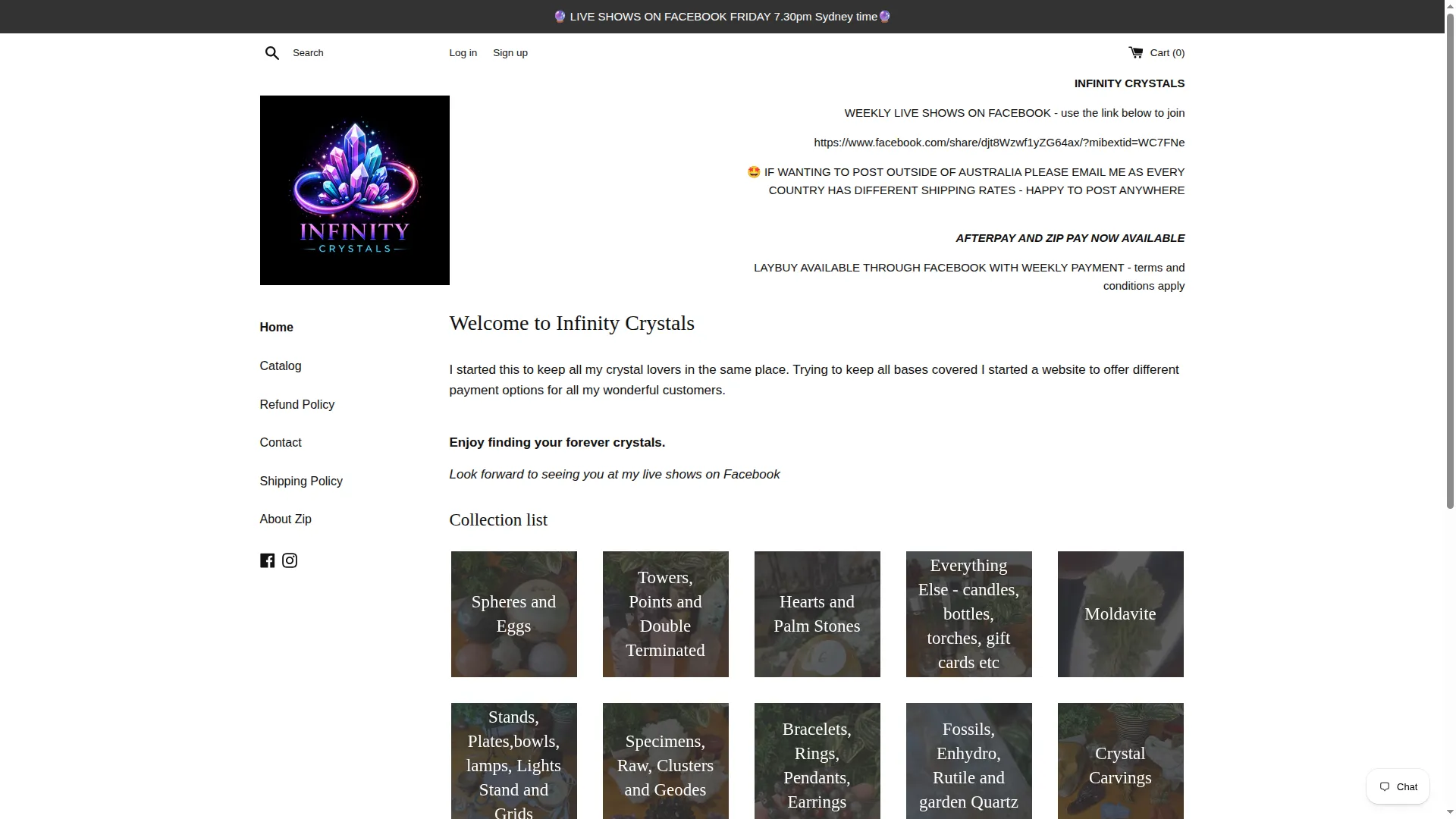 Infinitycrystalsbymoana.com