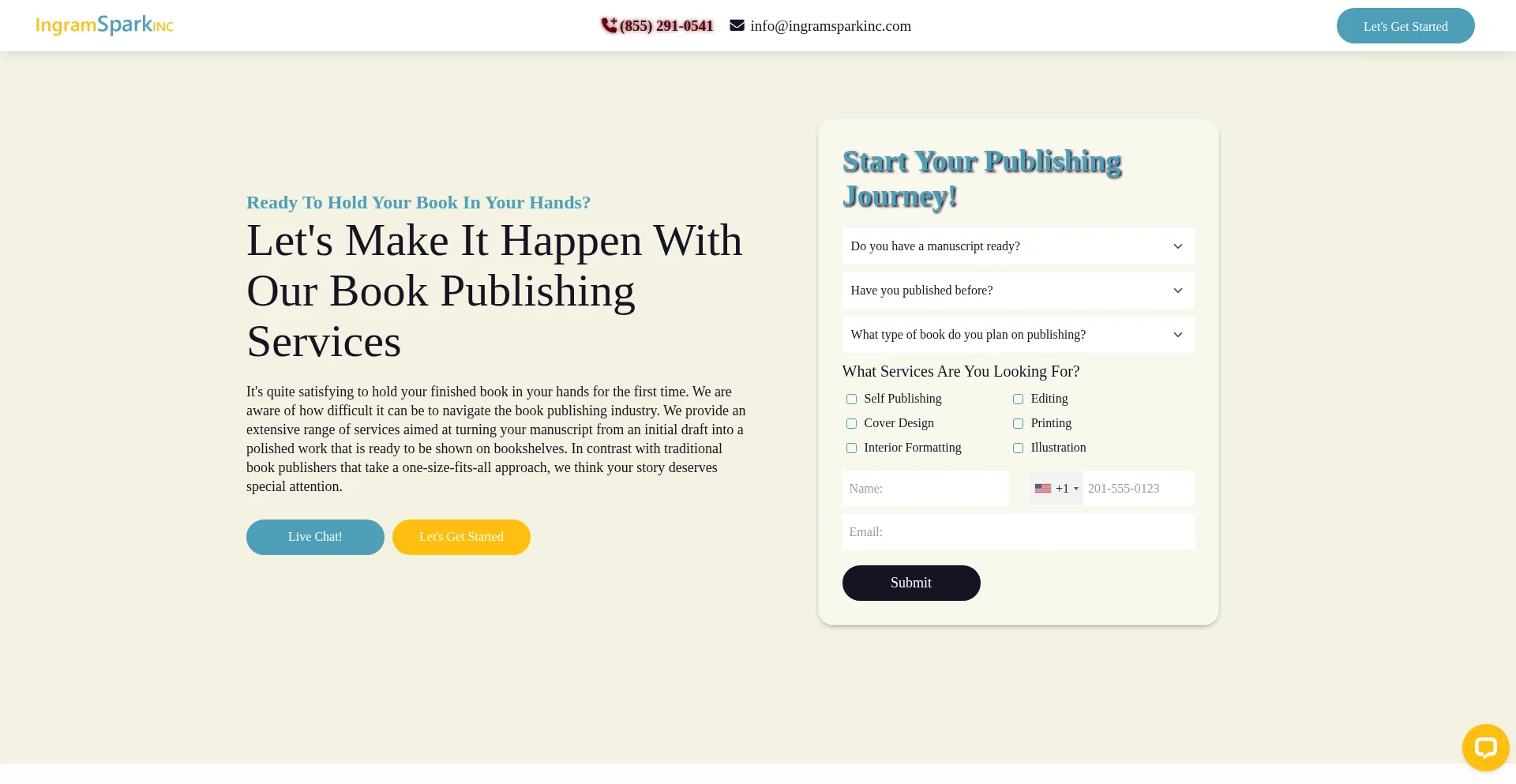 Ingramsparkinc.com Screenshot