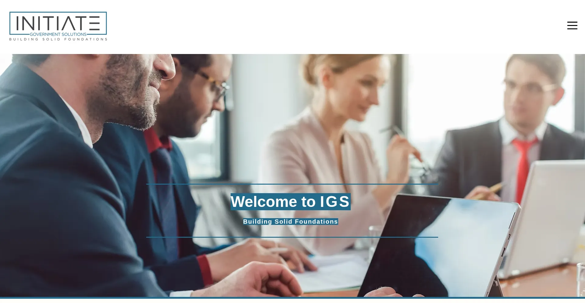 Website screenshot of Initiatesolutions.com