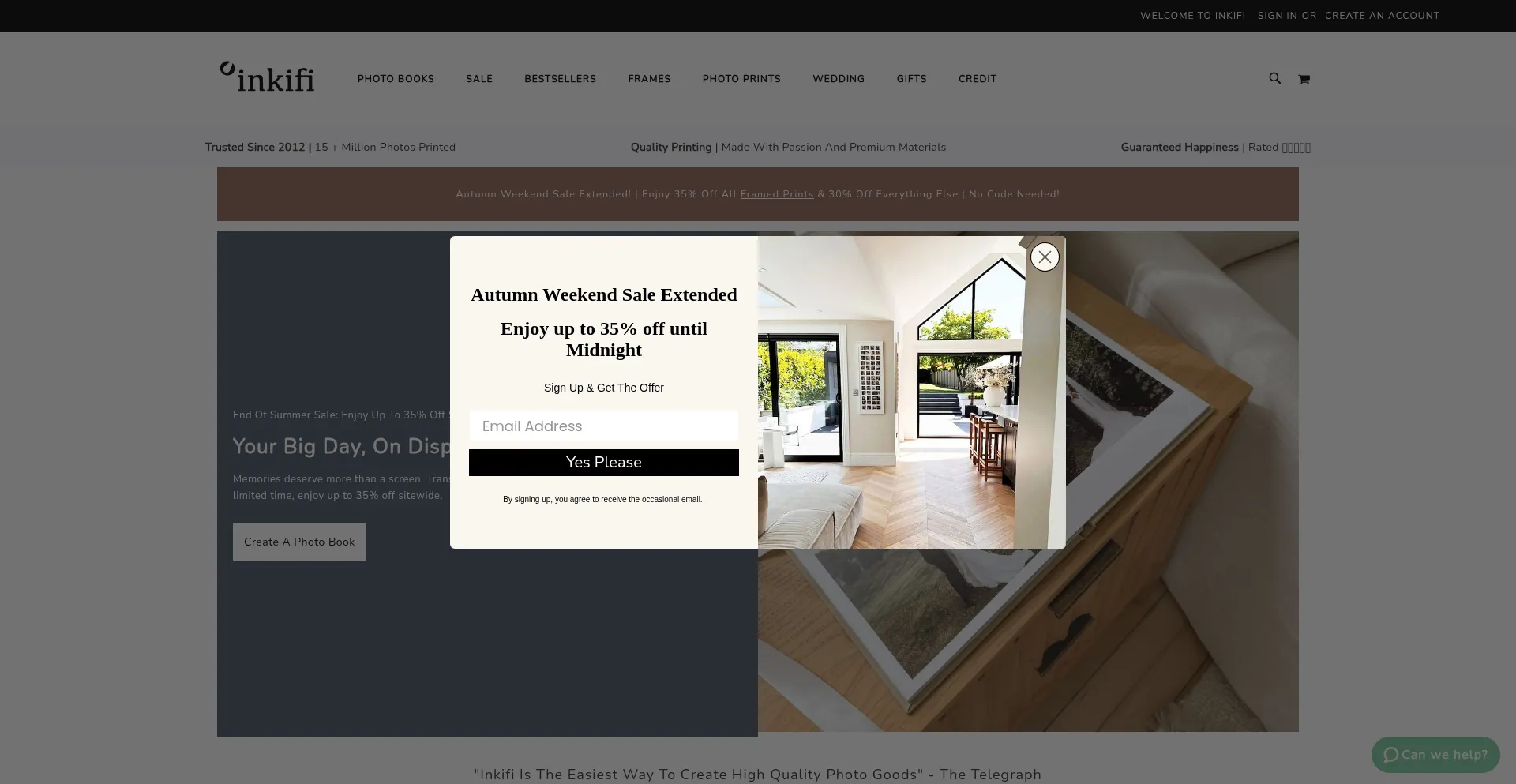 Inkifi.com Screenshot