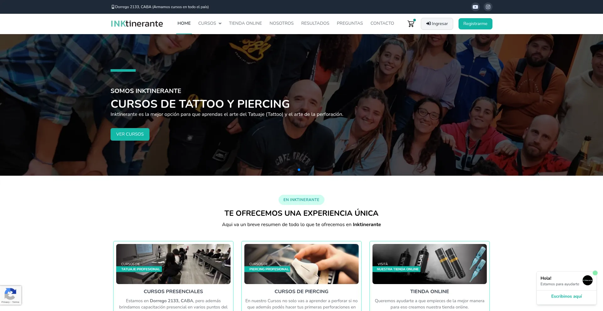 Inktinerante.com Screenshot