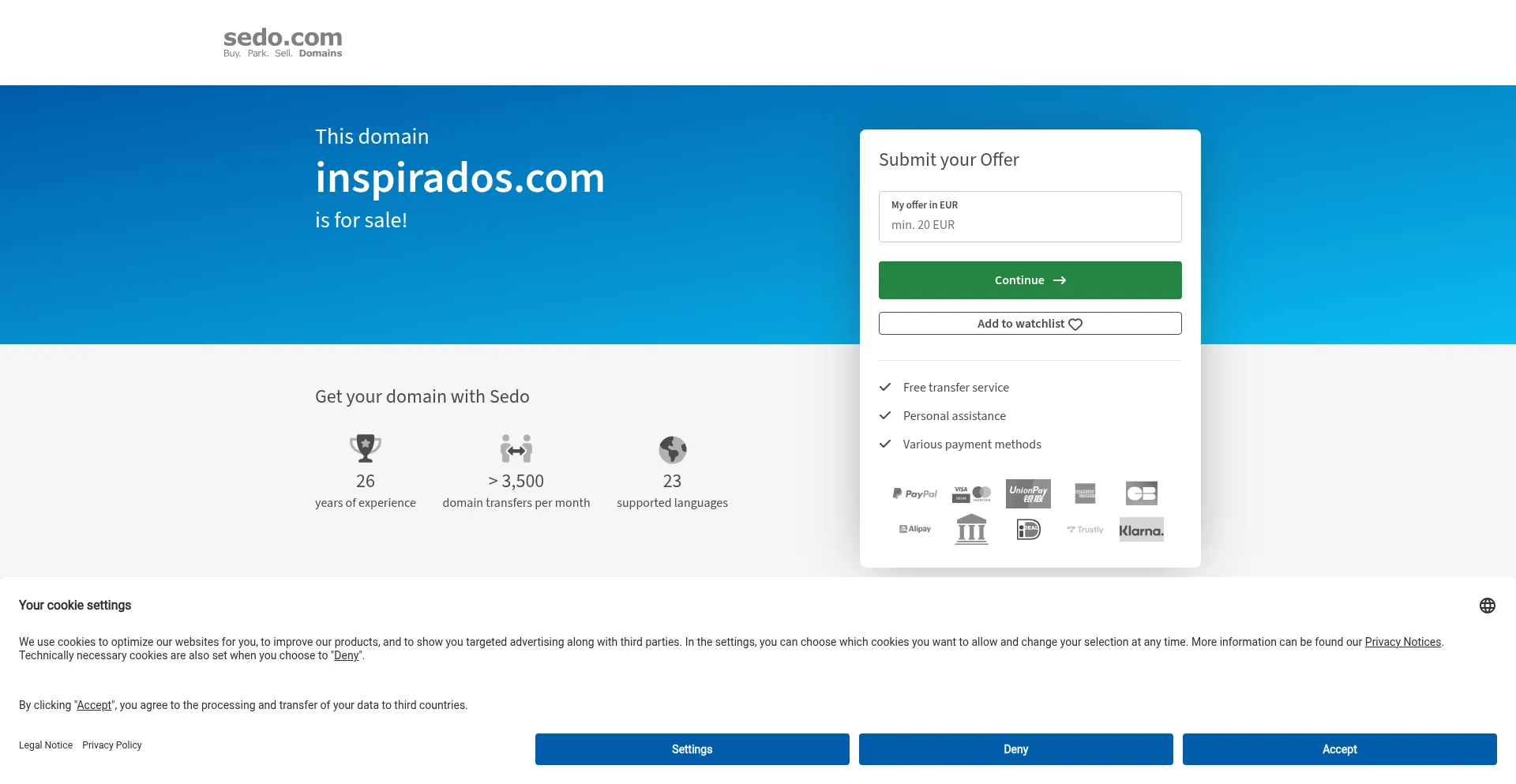Inspirados.com Screenshot