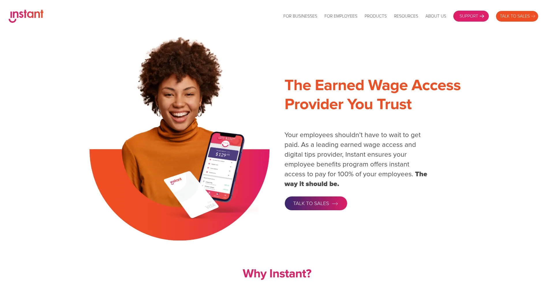Instant.co Screenshot
