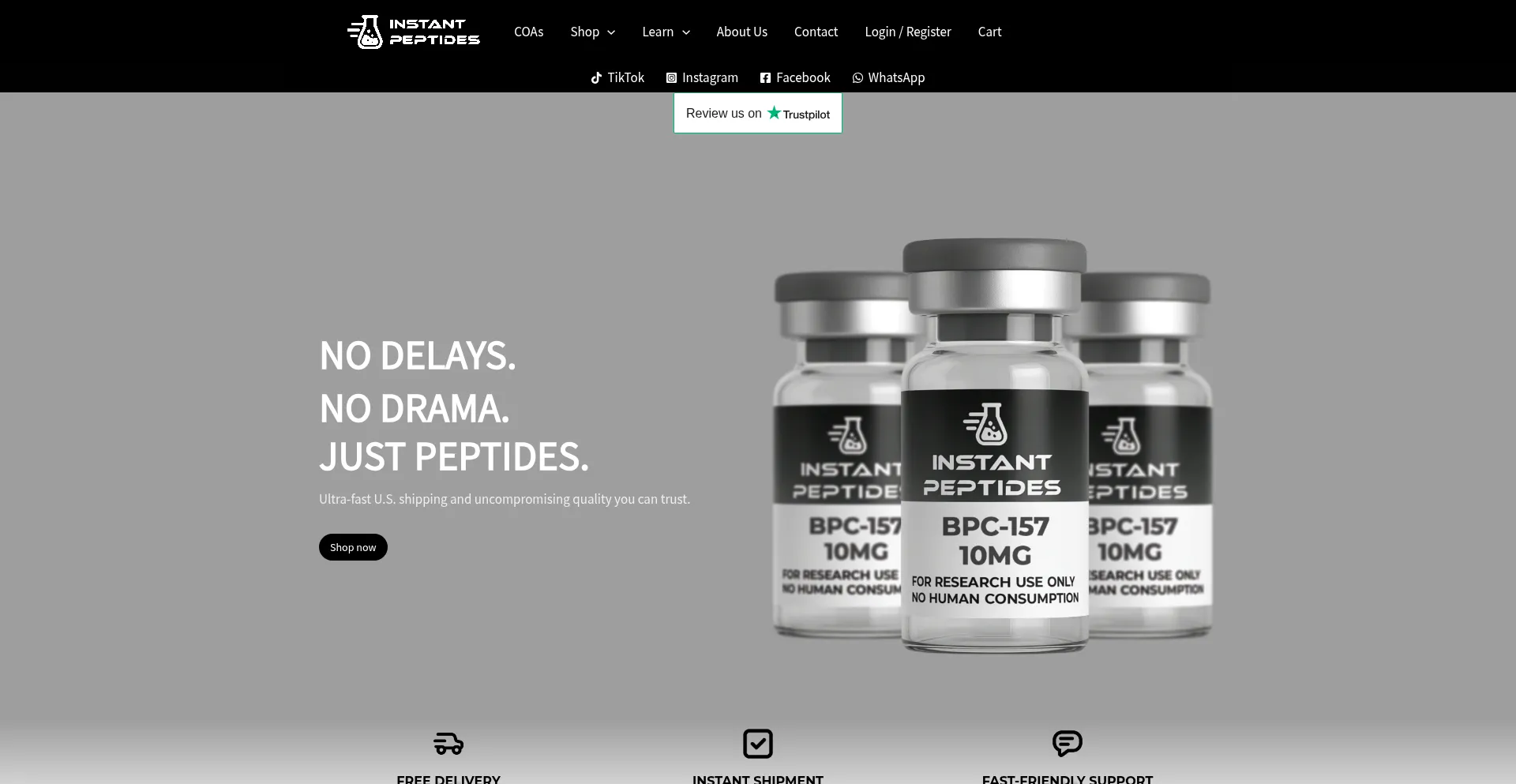 Ist Instantpeptides.com sicher und vertrauenswürdig?