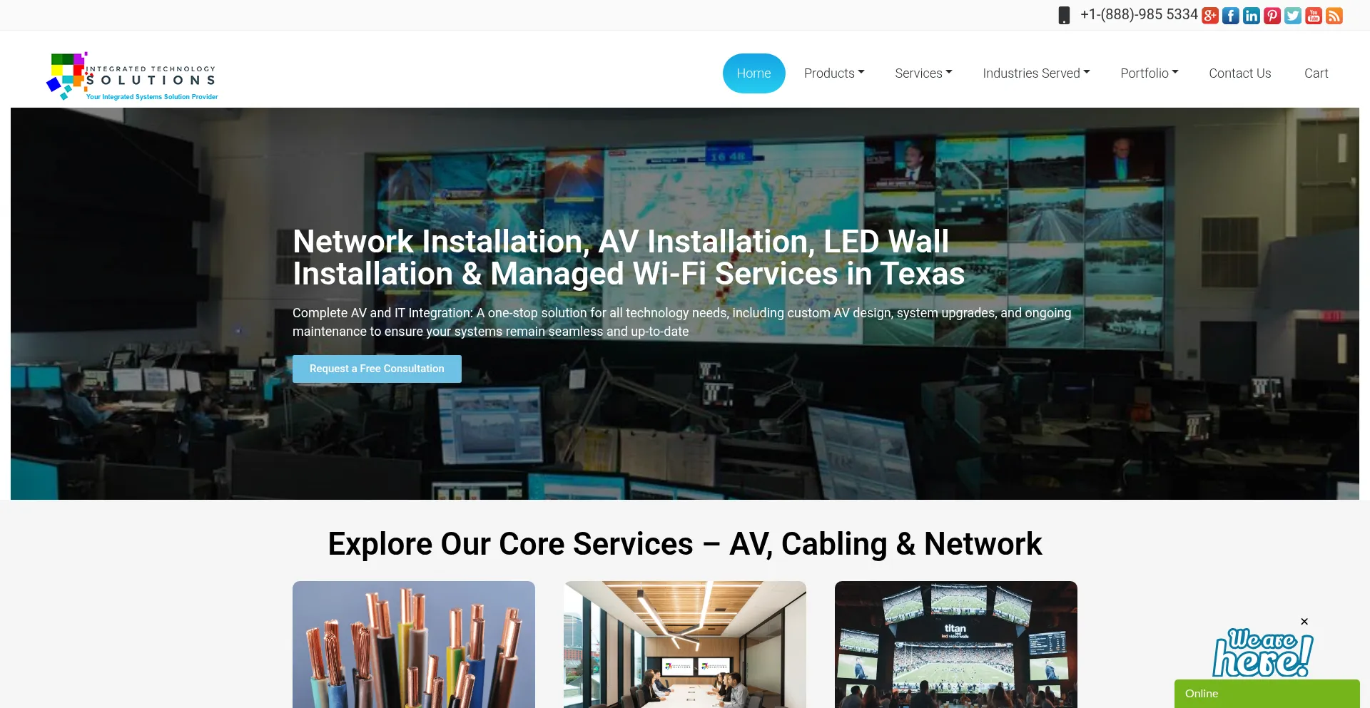 Intechsolutionstx.com Screenshot
