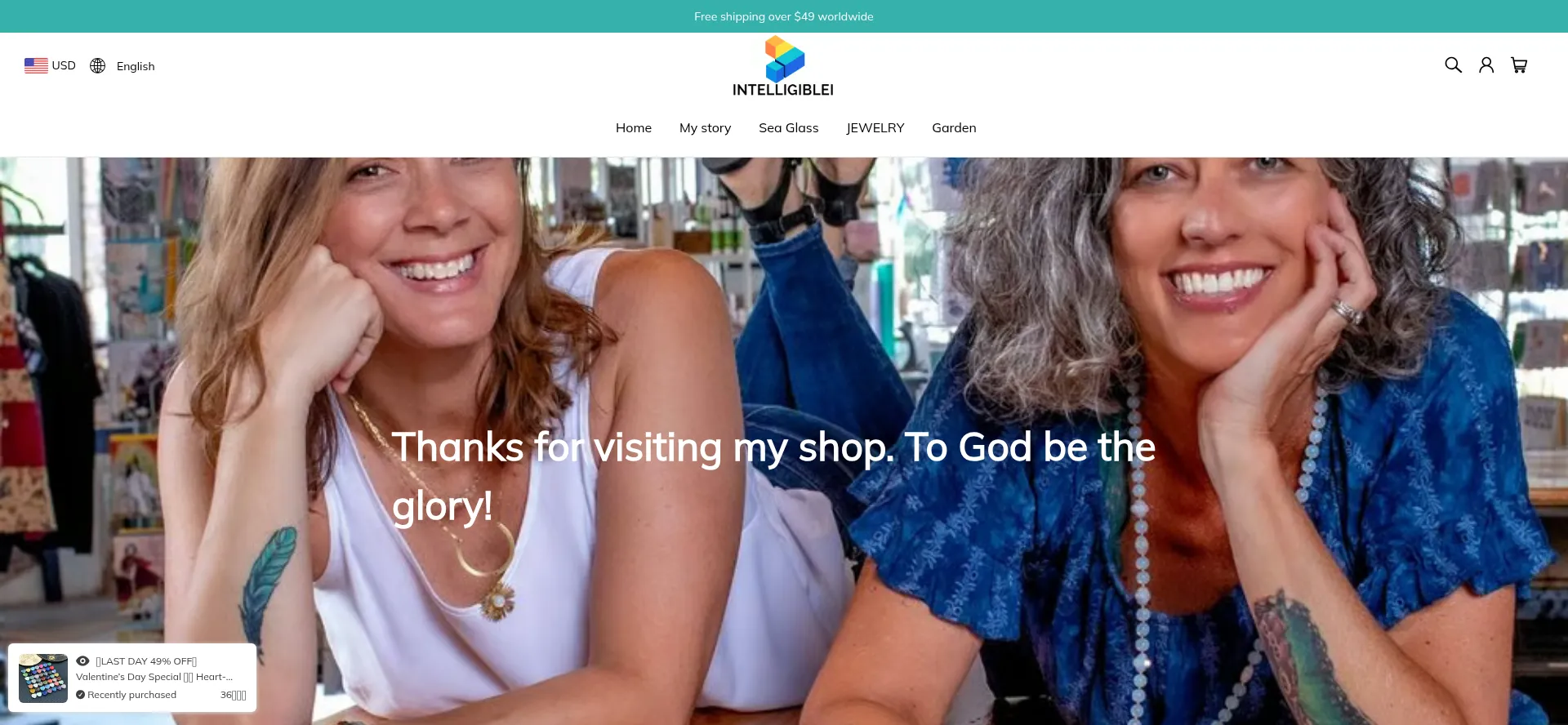 Website screenshot of Intelligiblei.com