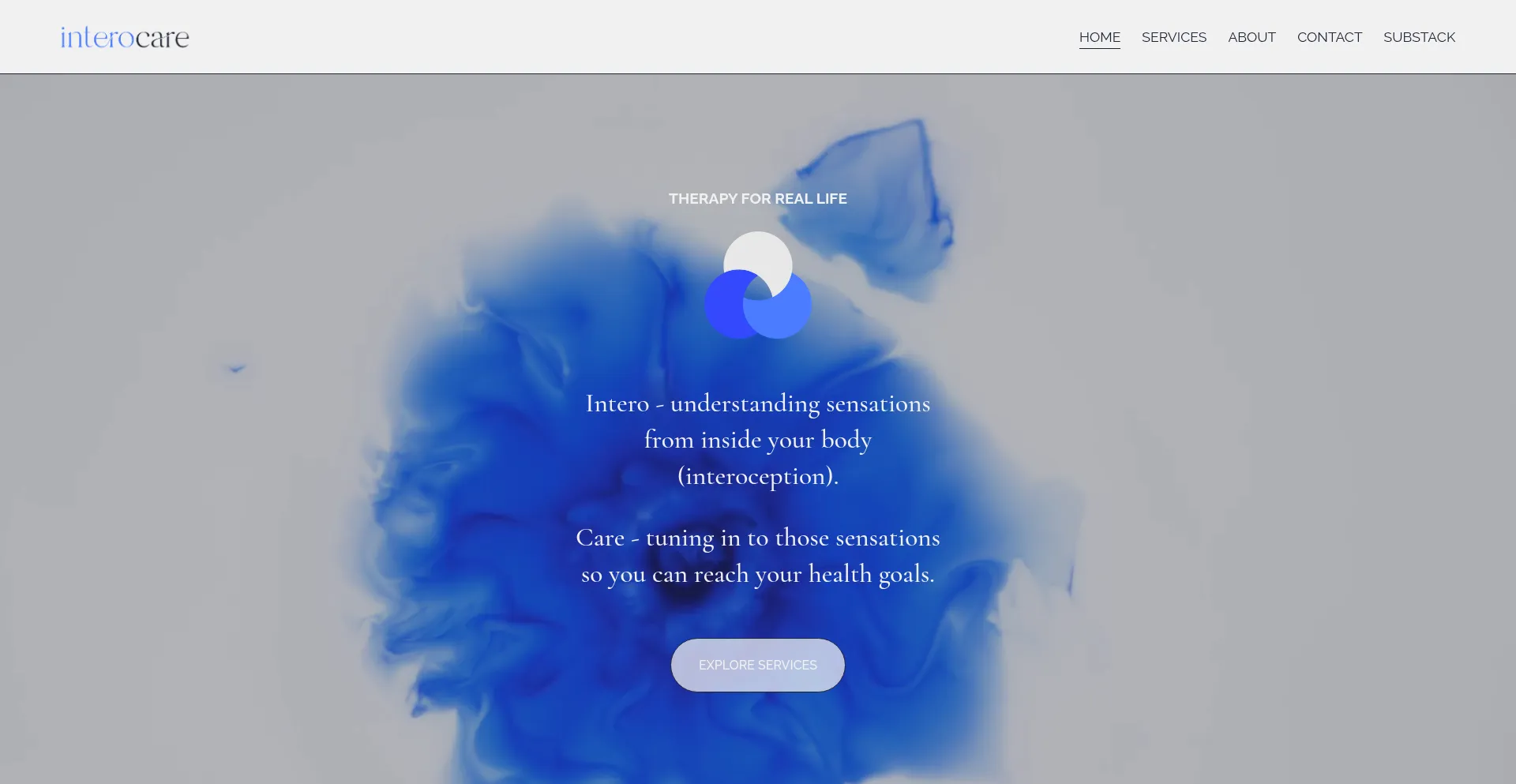 Website screenshot of Interocare.ca