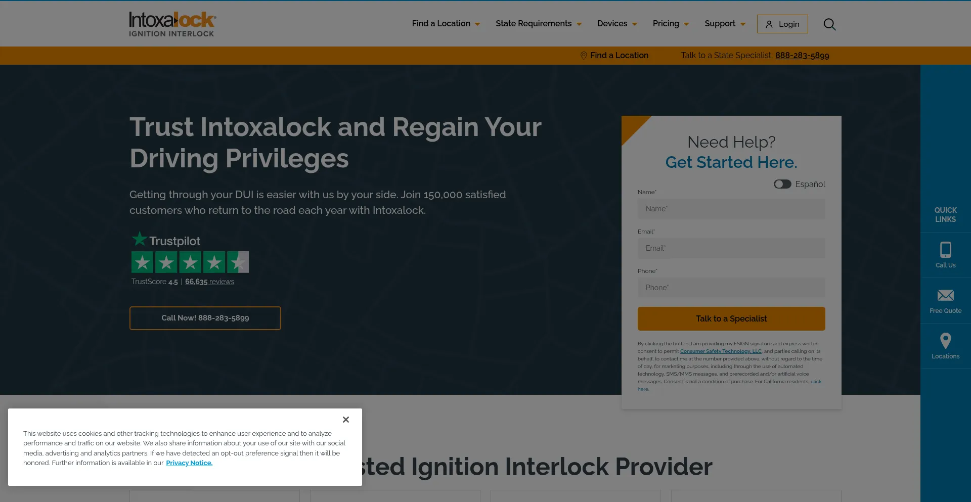 Ist Intoxalock.com sicher und vertrauenswürdig?