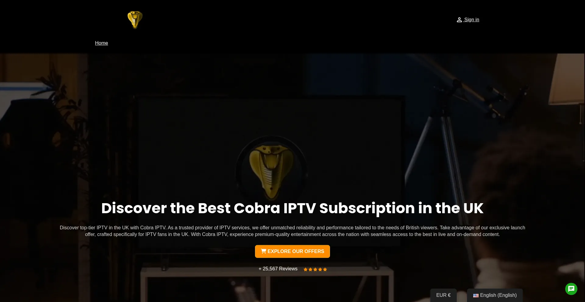 Iptvcobra.tv Screenshot