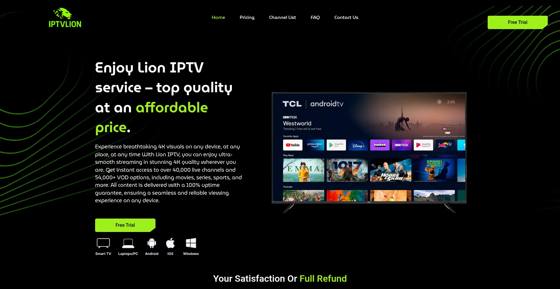 Ist Iptvlion.com sicher und vertrauenswürdig?
