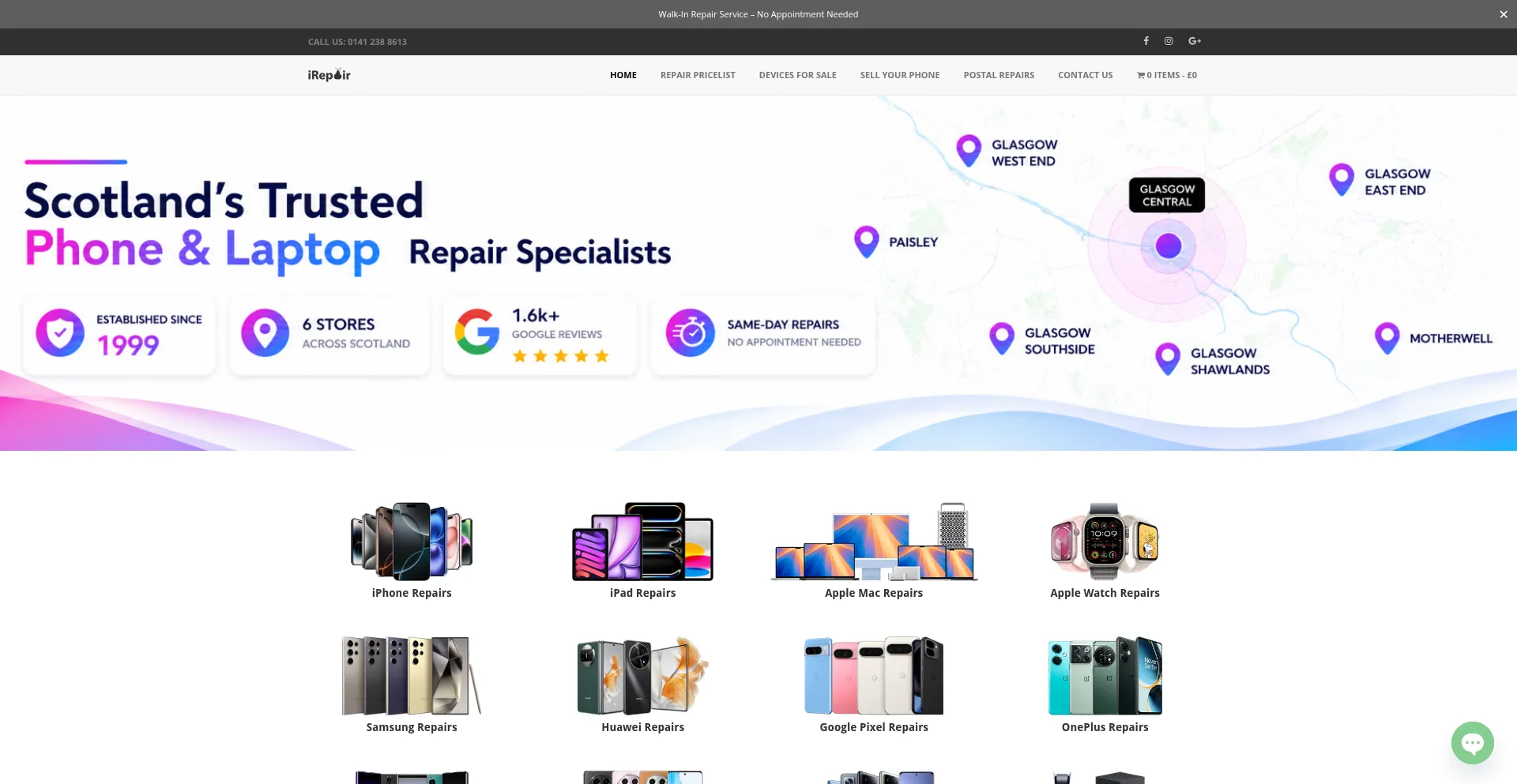 Irepairscotland.com