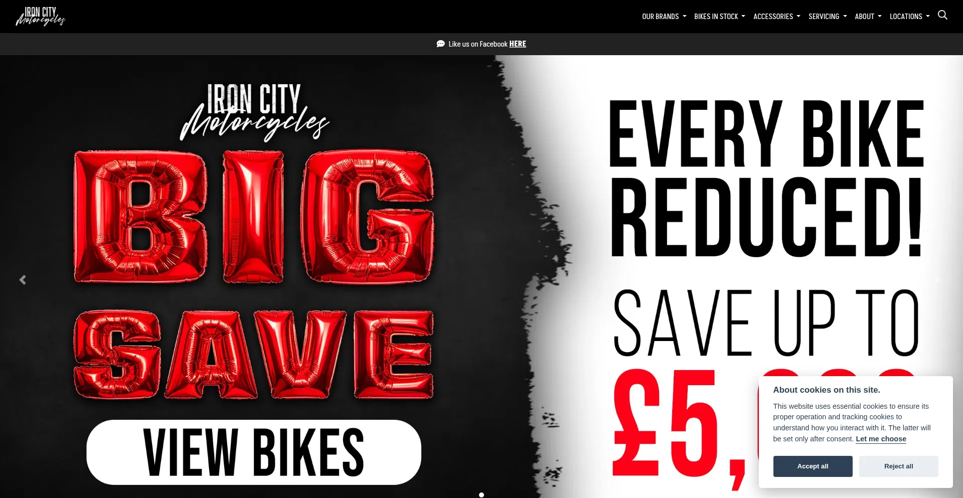 Ironcitymotorcycles.co.uk Screenshot