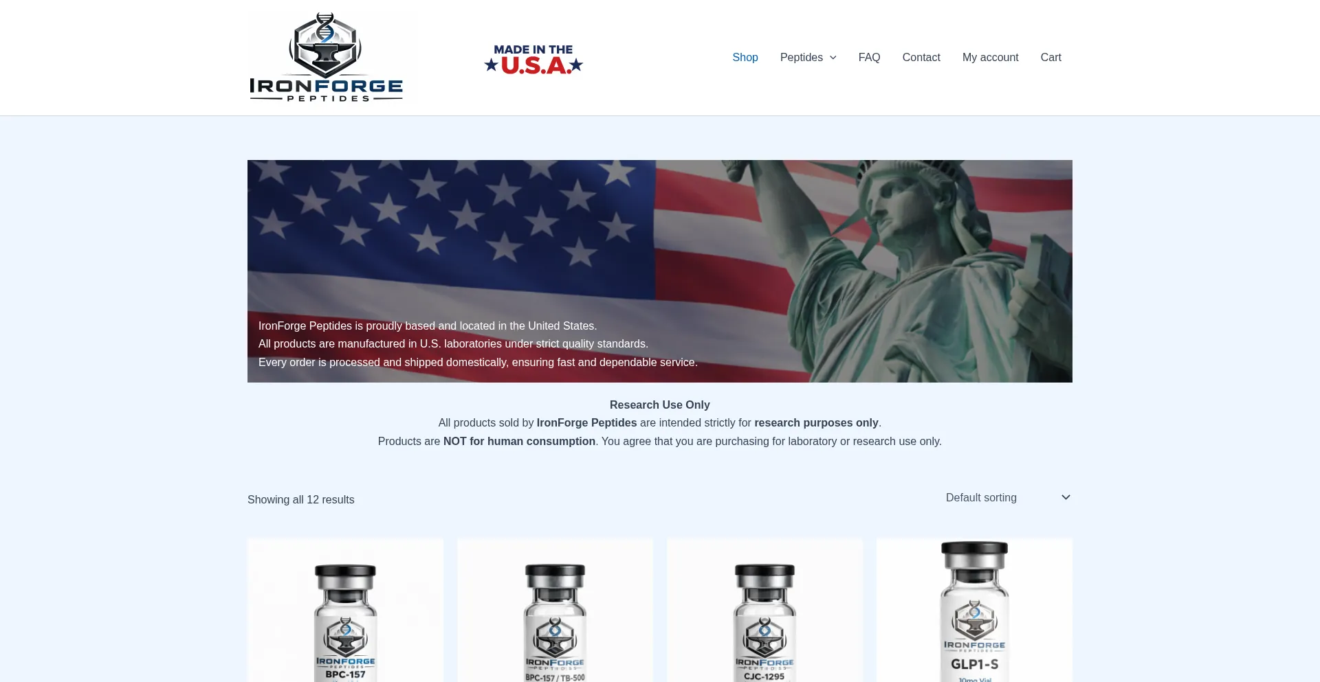 Ironforgepeptides.com