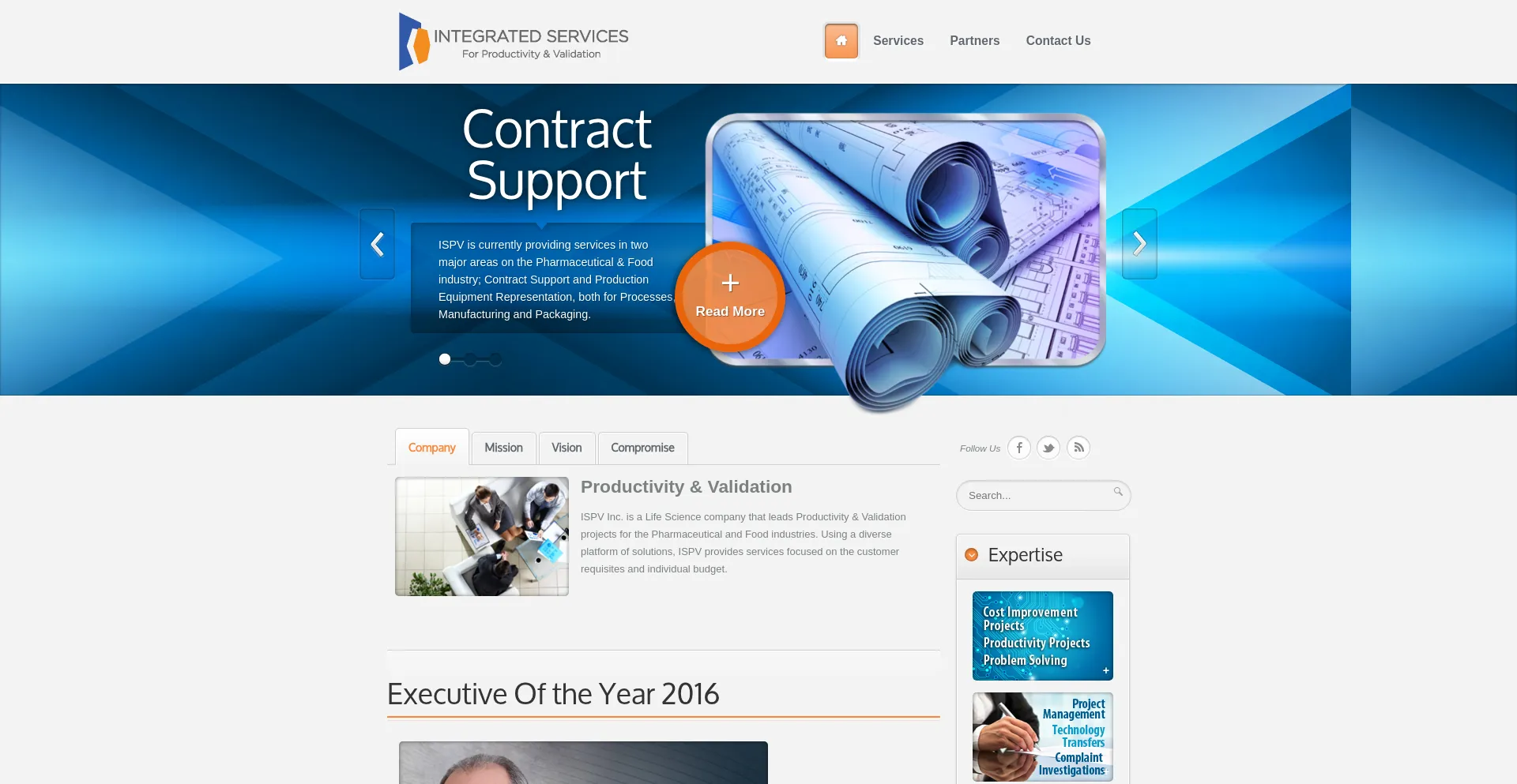 Website screenshot of Is-pv.com