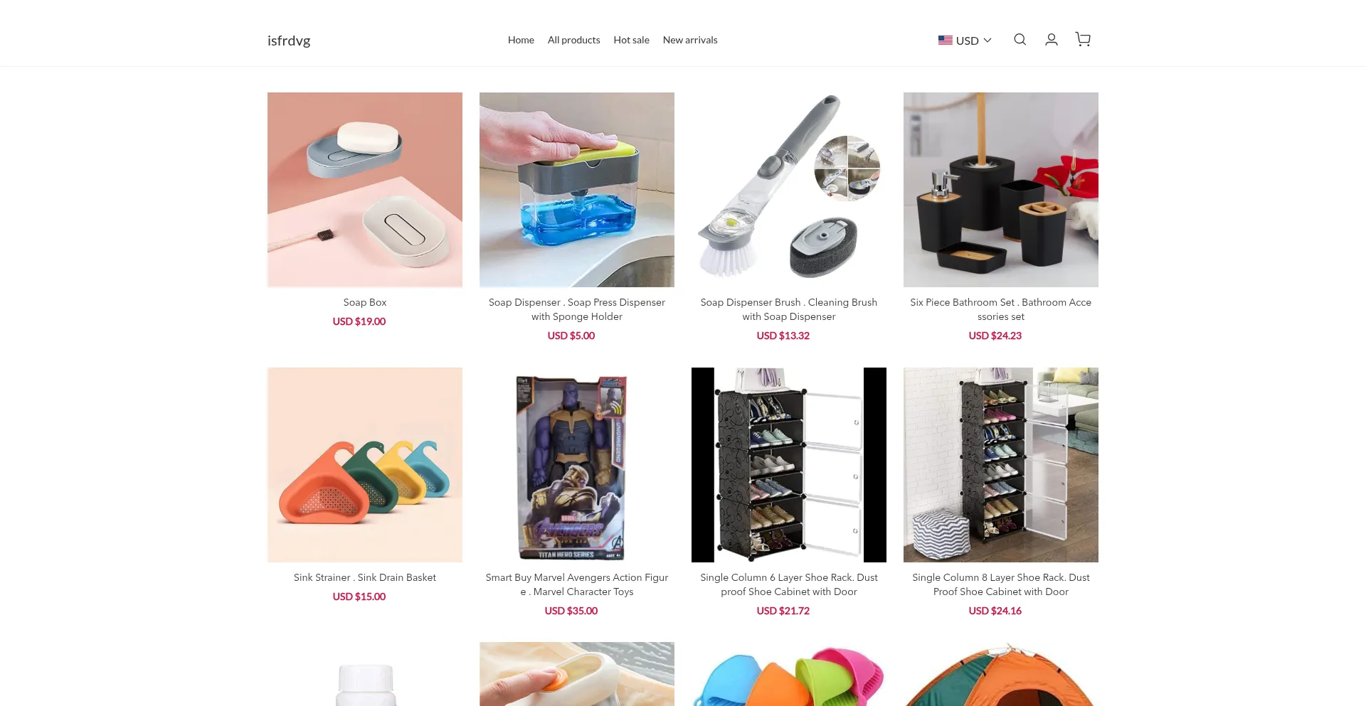 Website screenshot of Isfrdvg.com