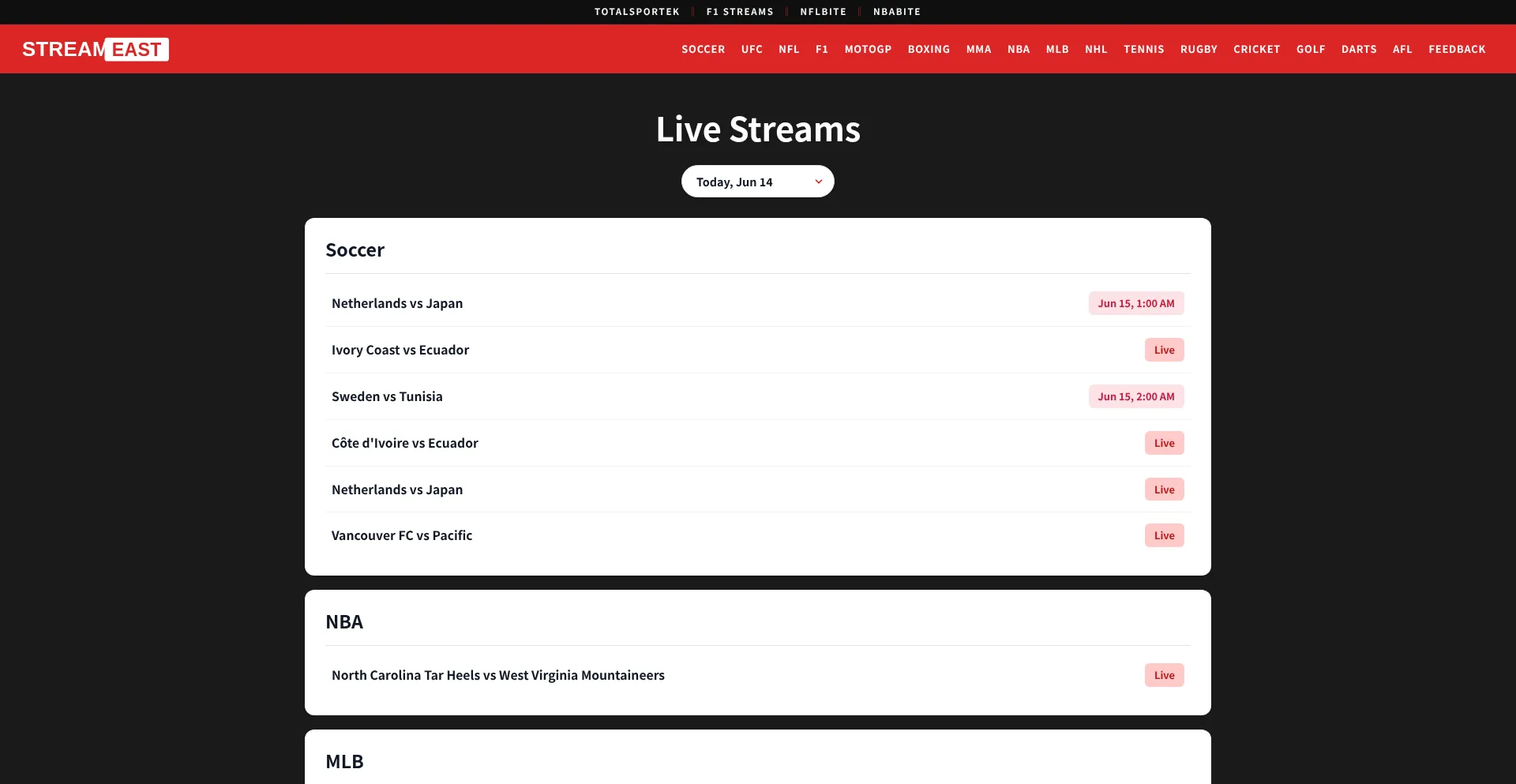 Istreameast.vip