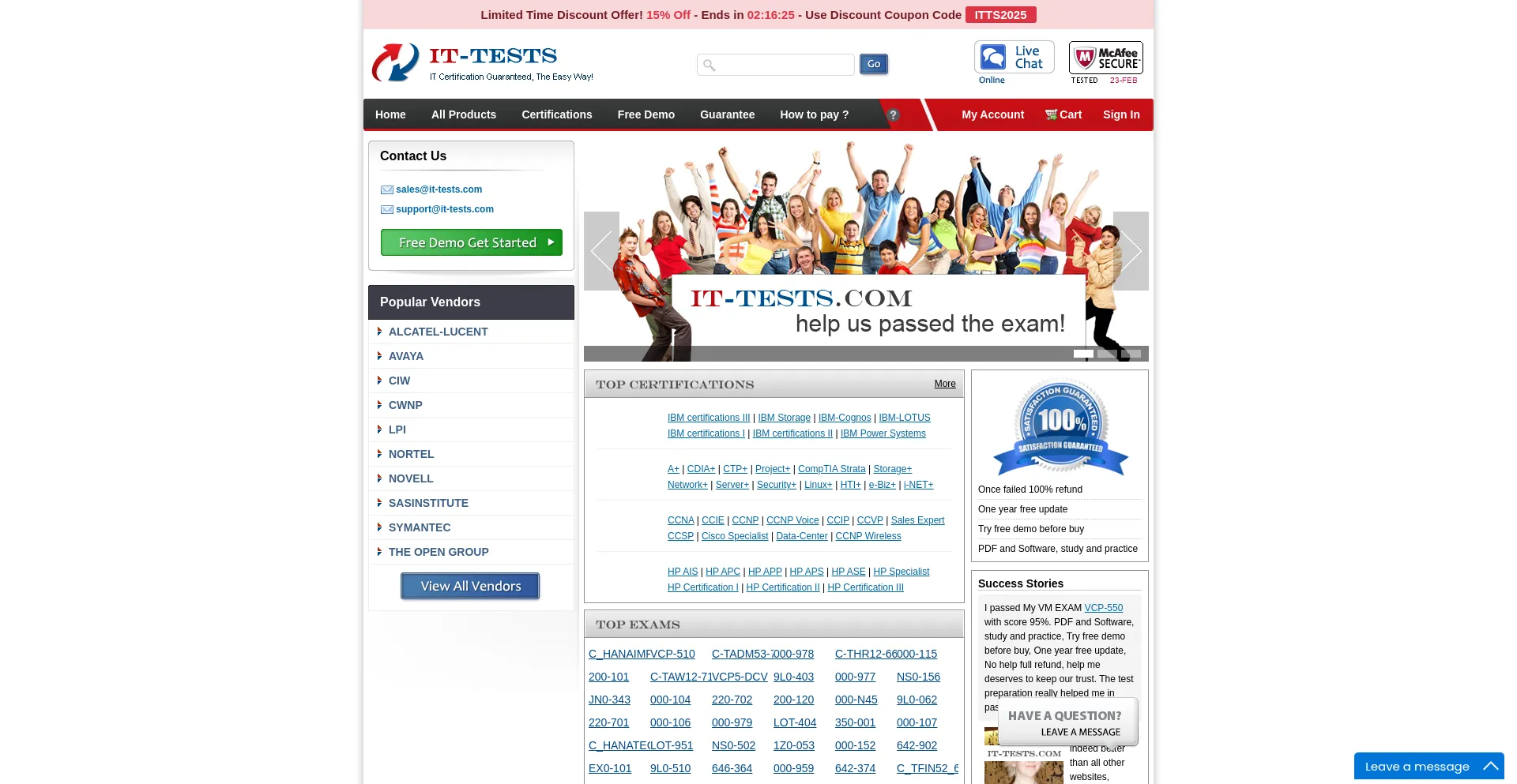 It-tests.com Screenshot