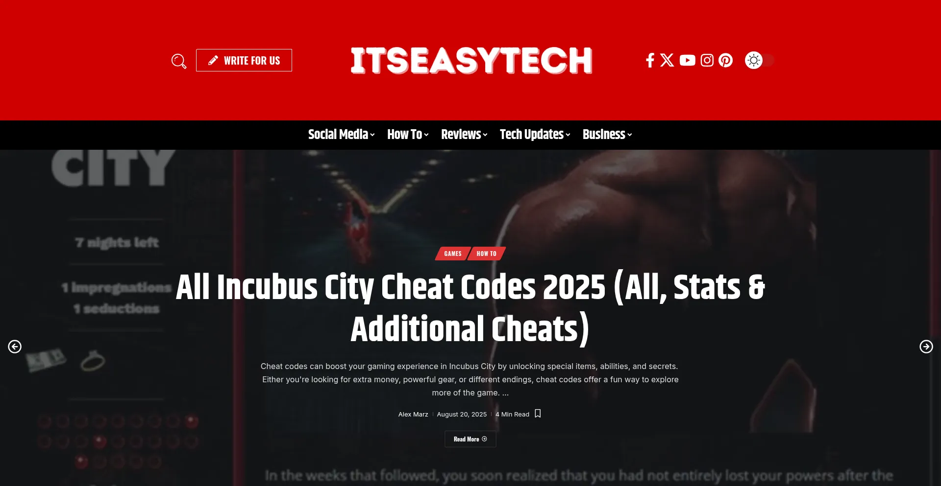 Website screenshot of Itseasytech.com