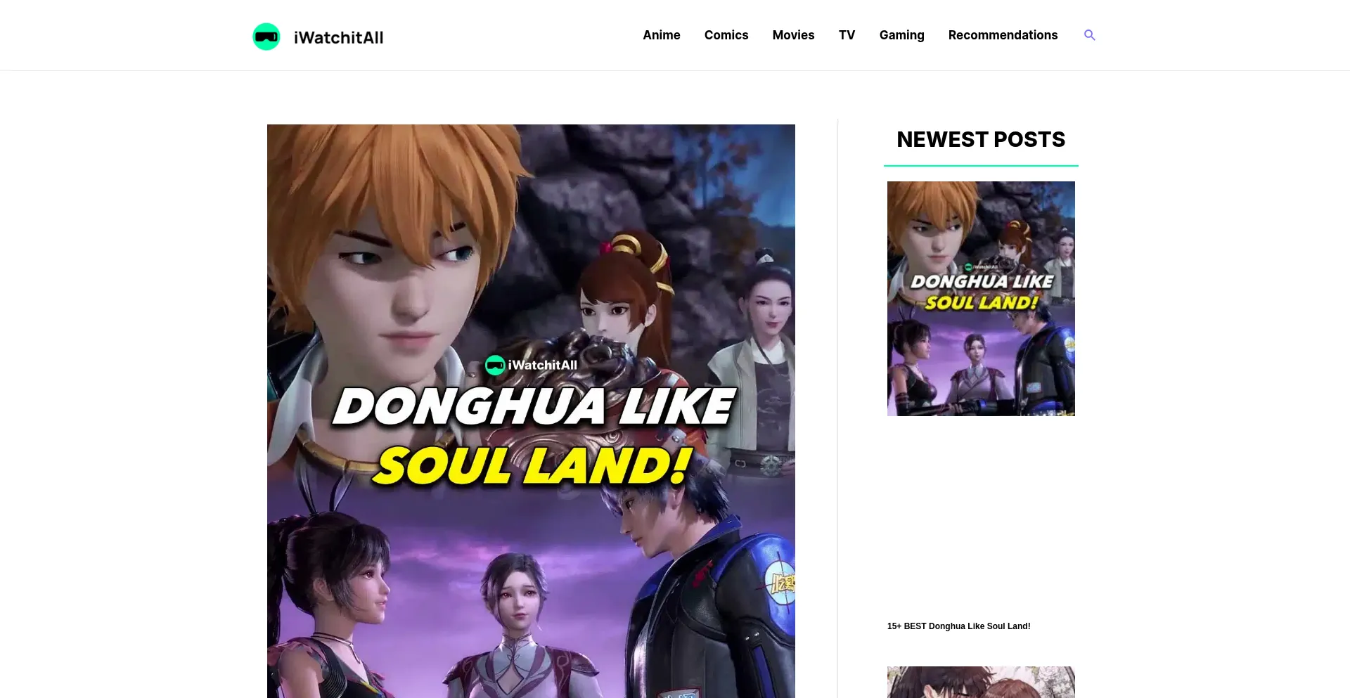 Website screenshot of Iwatchitall.com