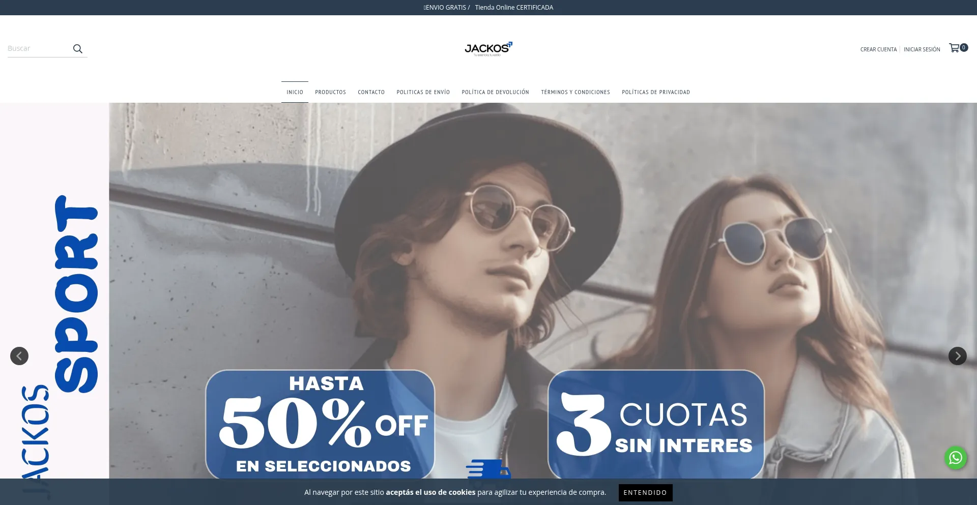 Ist Jackossport.mitiendanube.com sicher und vertrauenswürdig?