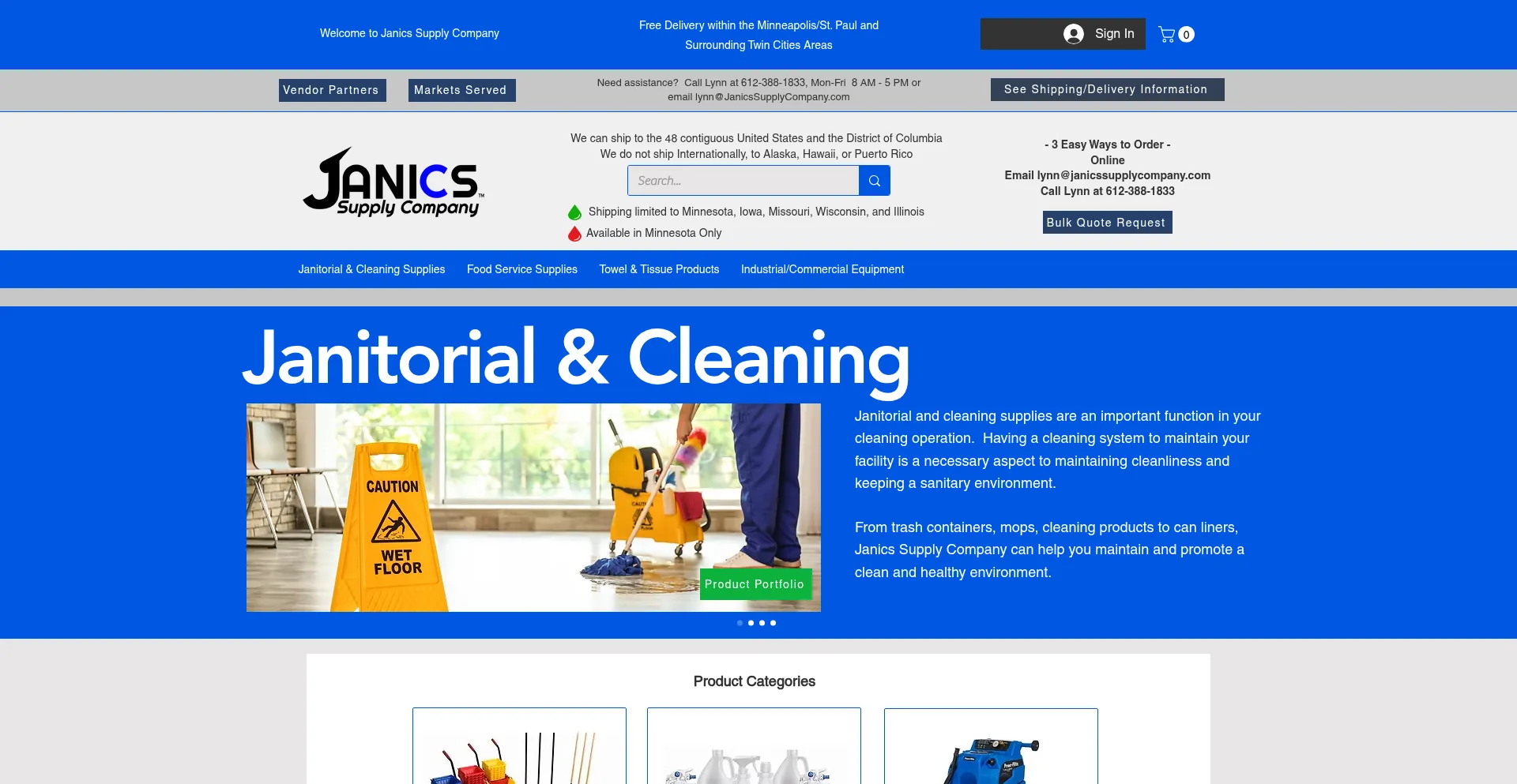 Janicssupplycompany.com