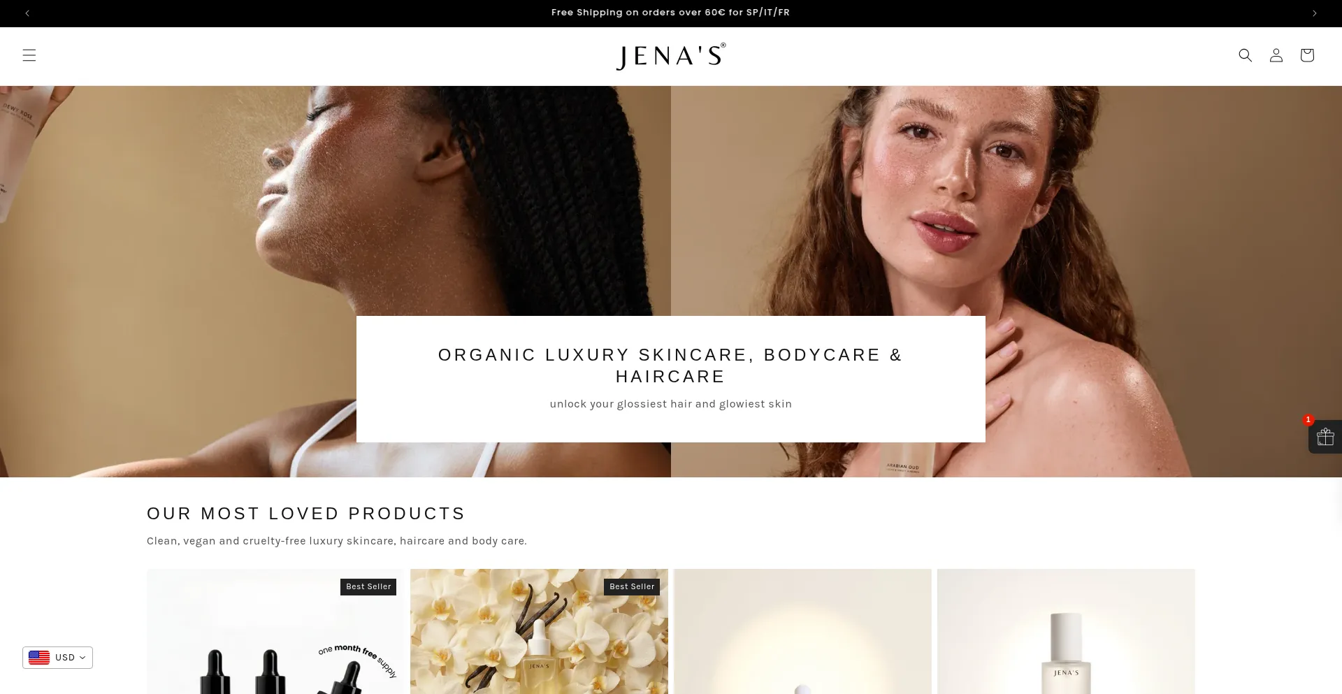 Jenascosmetics.com