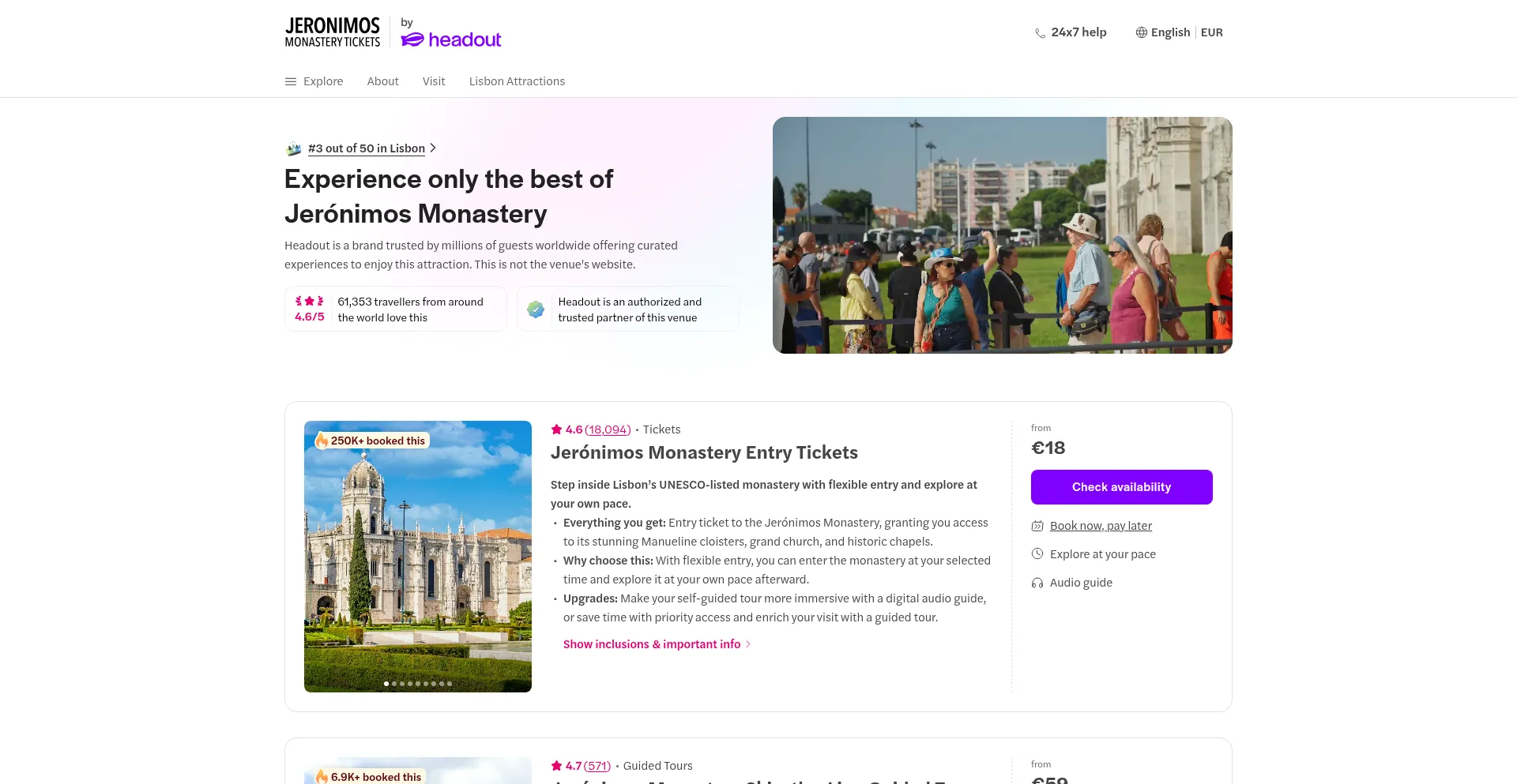 Jeronimosmonasterytickets.com