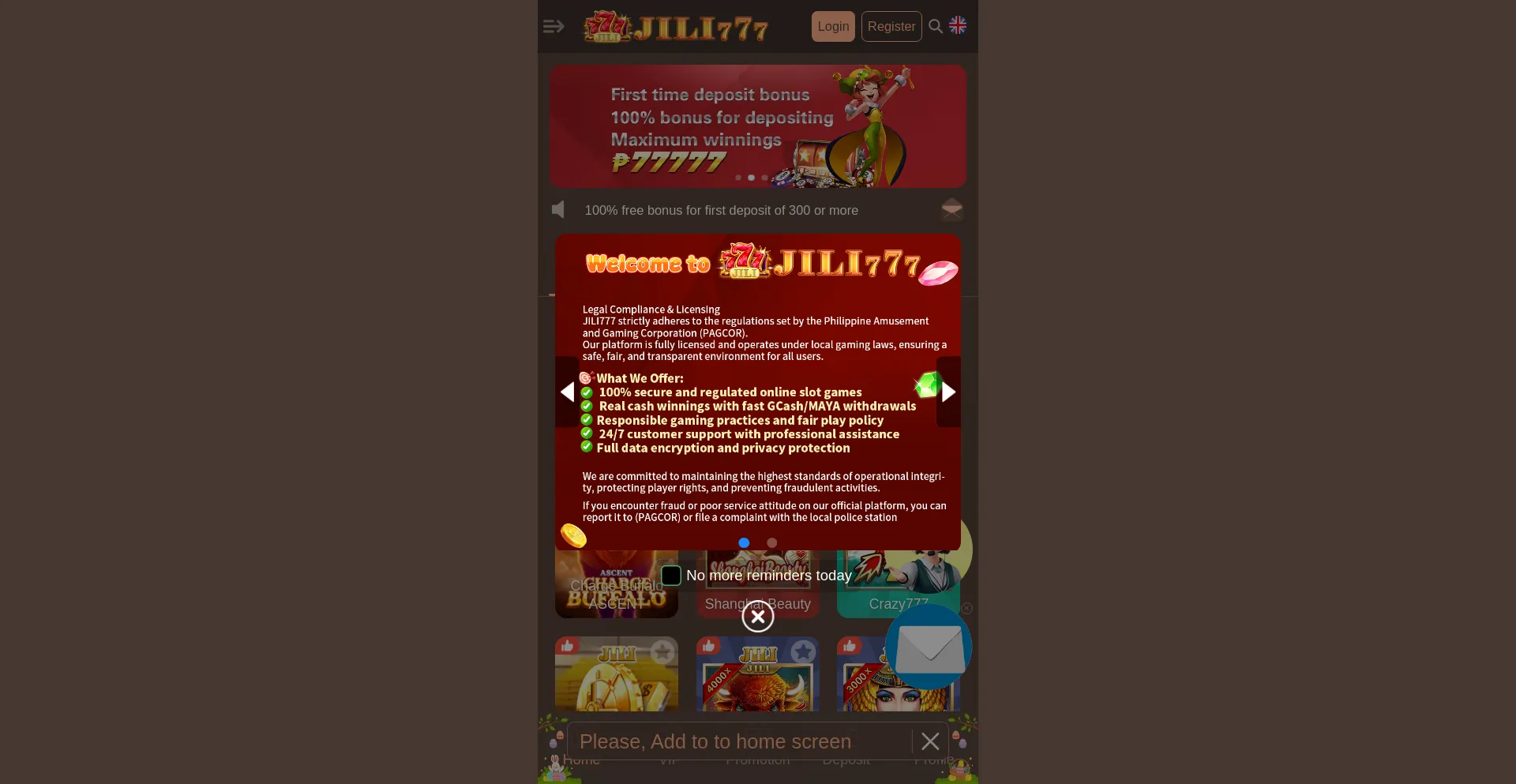 Website screenshot of Jlpk22.bet