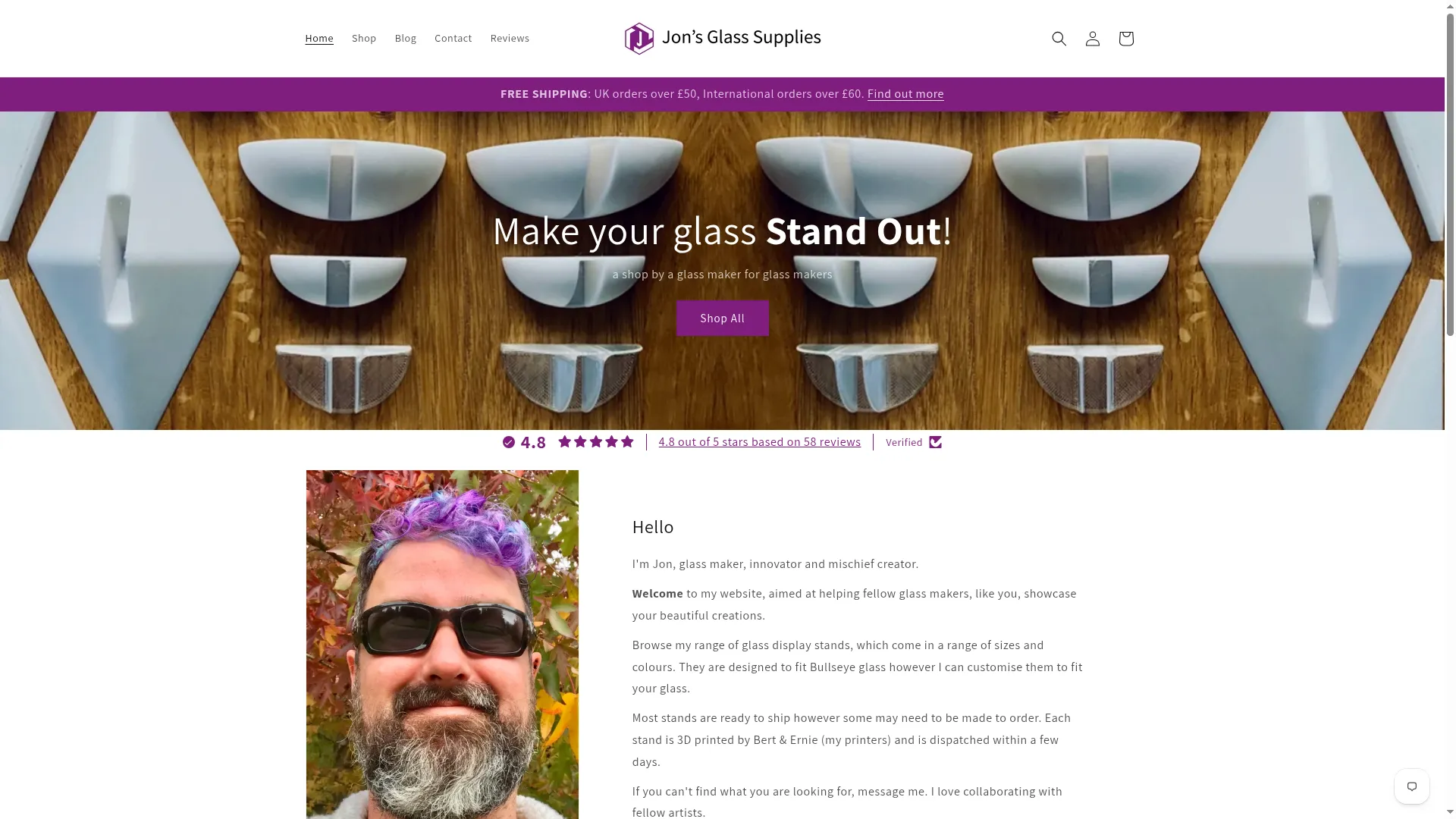 Jonsglasssupplies.com