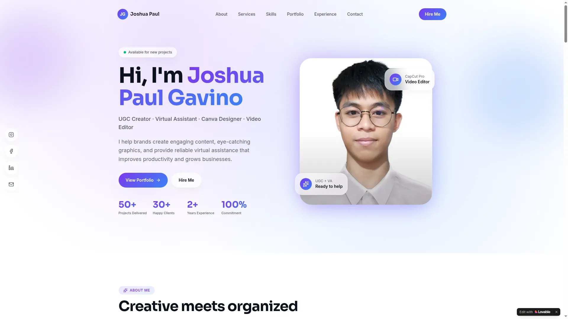 Joshuapaulgavinovirtualassistantportfolio.lovable.app