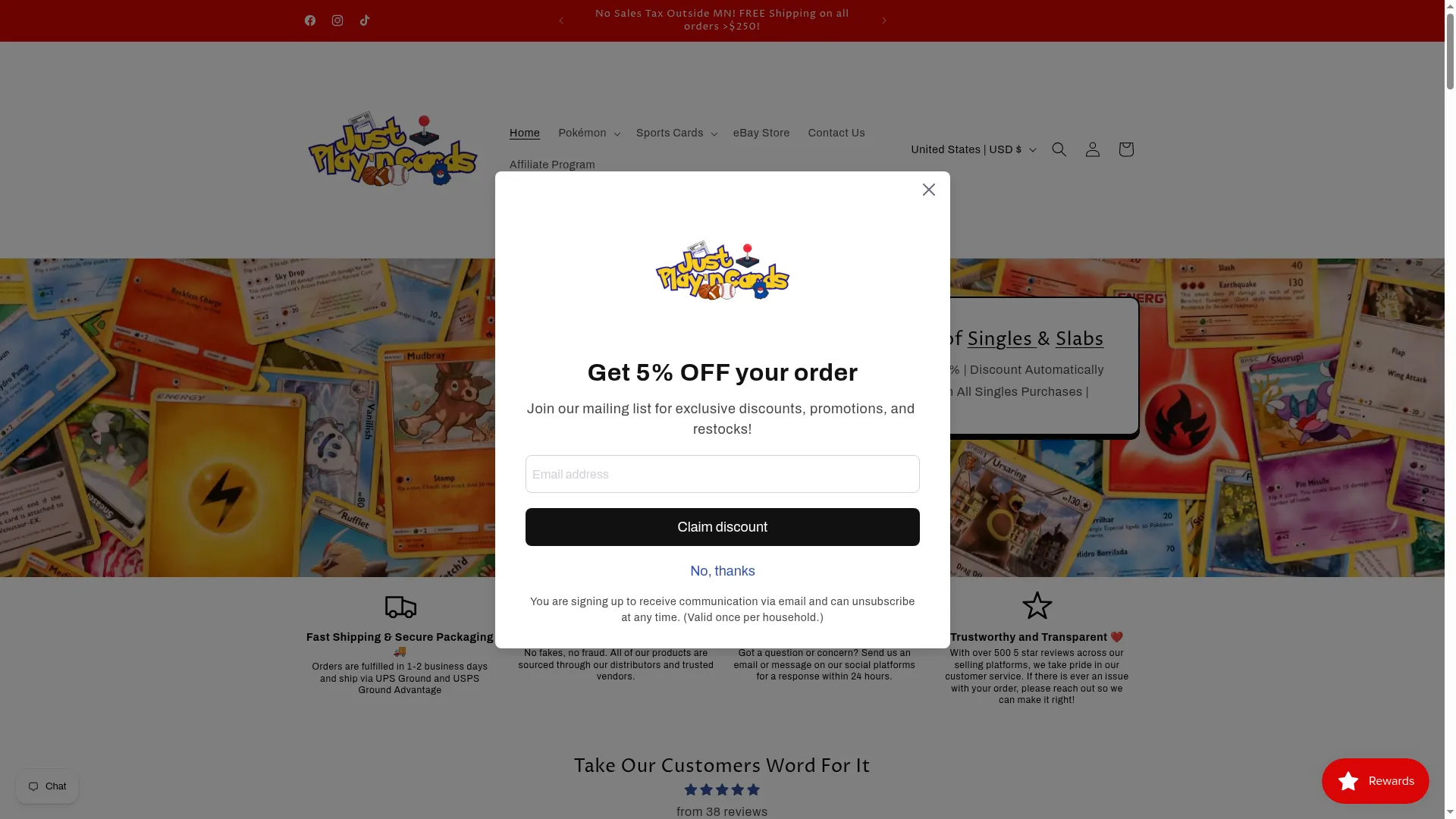 Justplayncards.com